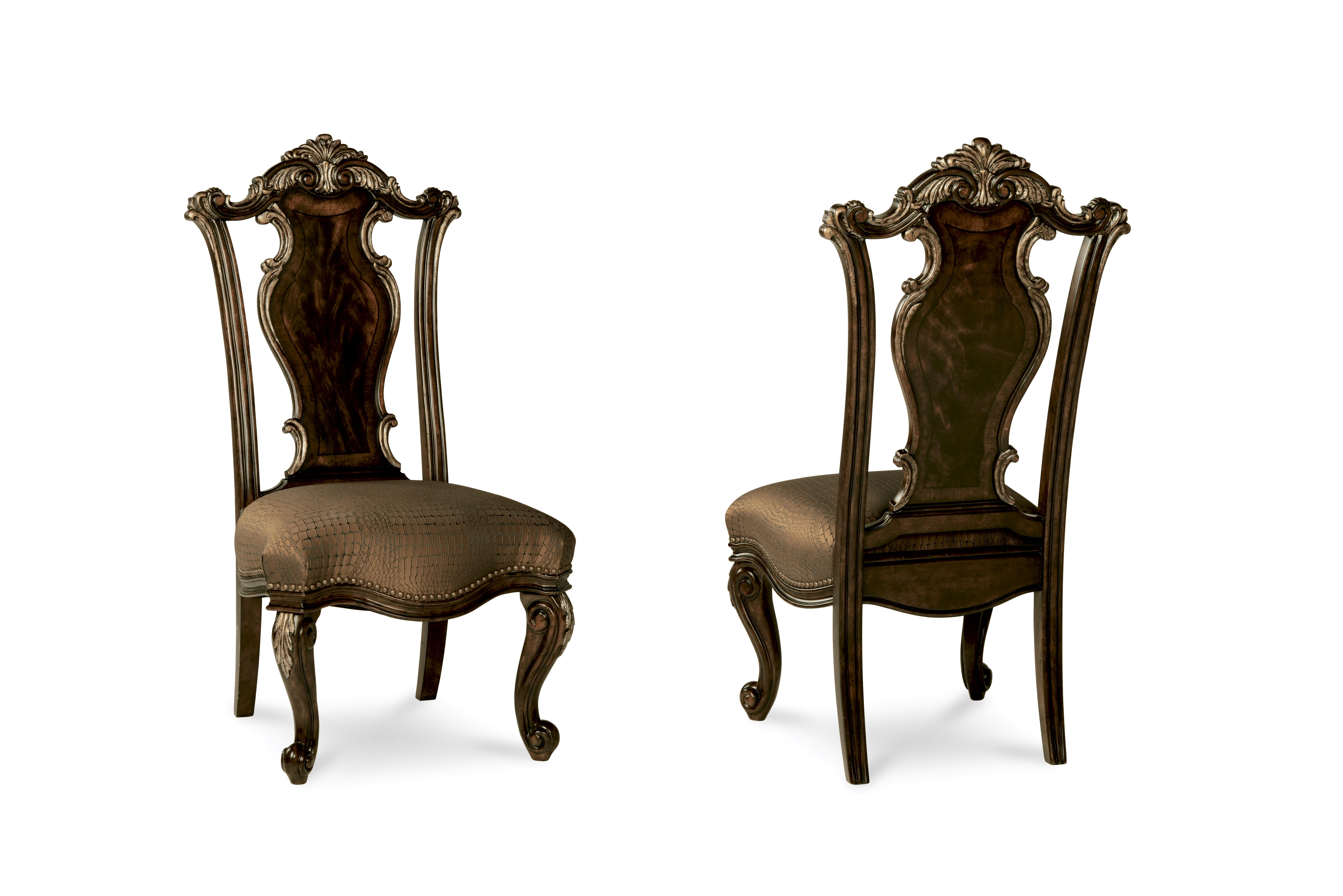 

    
Traditional 18th Century Cherry Finish Back Fabric Side Chair 2 pcs Gables A.R.T.
