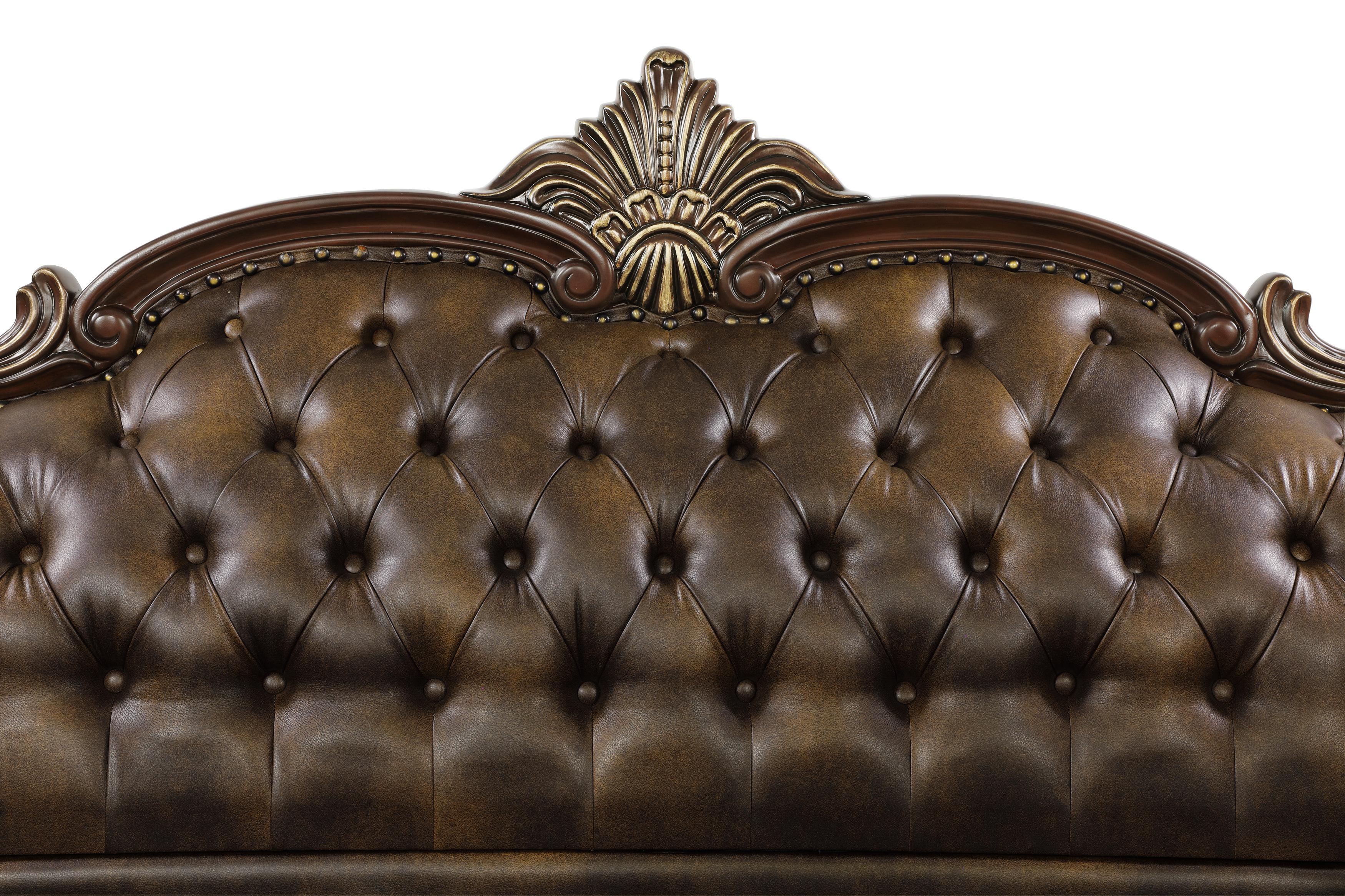

                    
Homelegance 9815-3* Croydon Sofa Brown Faux Leather Purchase 
