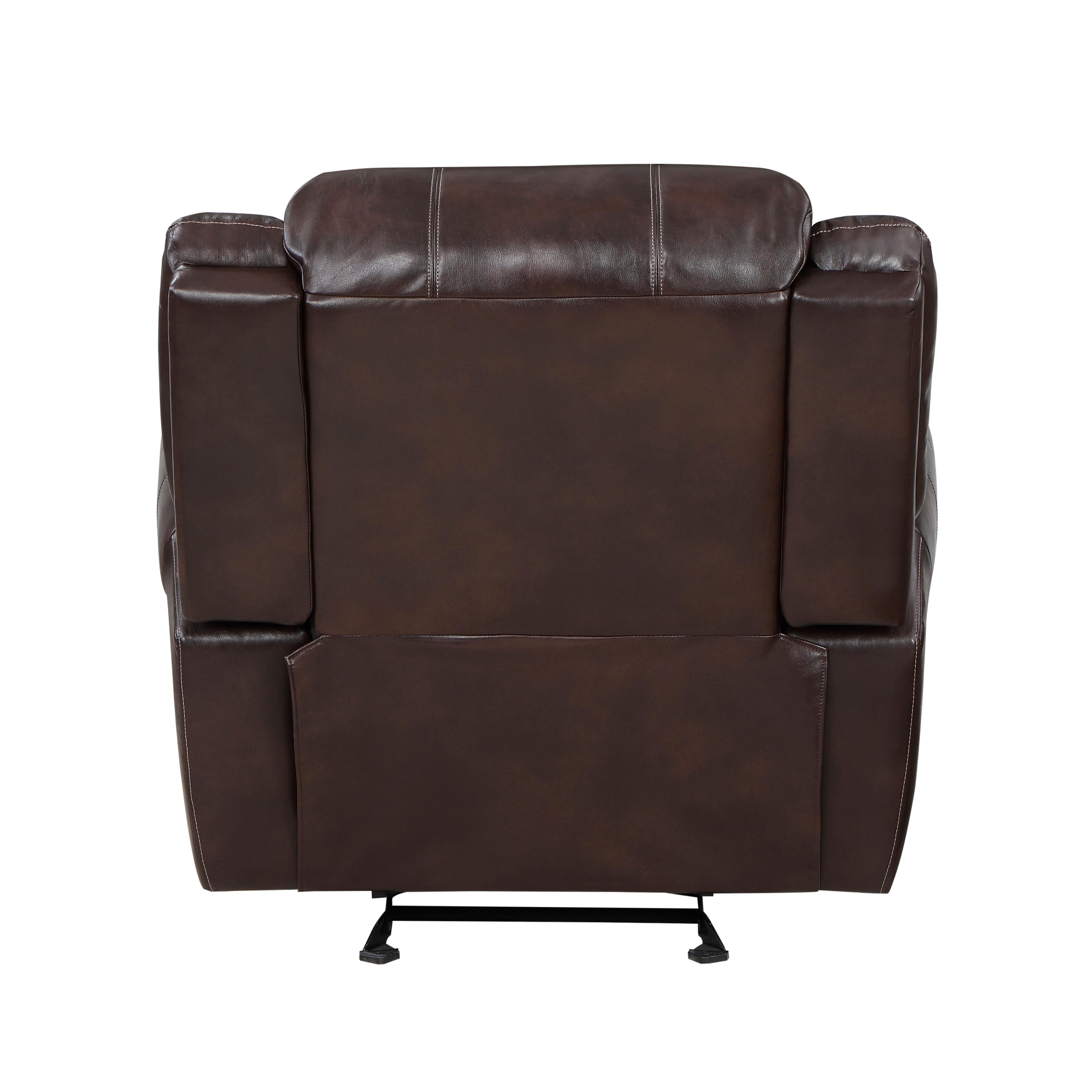 

    
9668NBR-3PC Traditional Brown Faux Leather Reclining Set 3pcs Homelegance 9668NBR Center Hill
