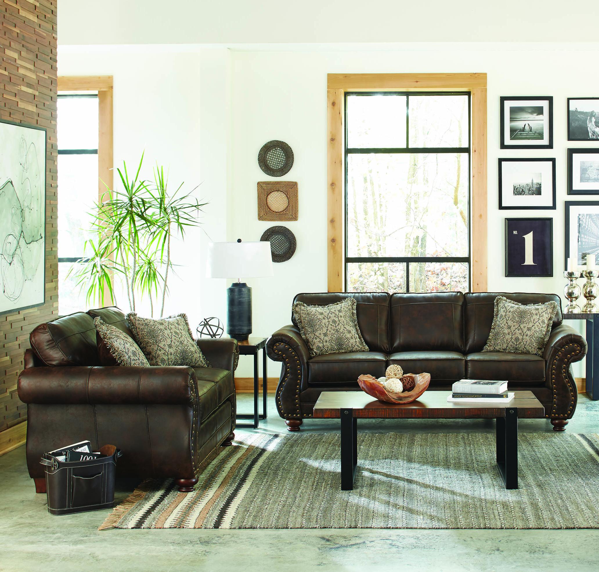 

    
508891 Traditional Brown Leather Upholstery Sofa Graceville by Coaster
