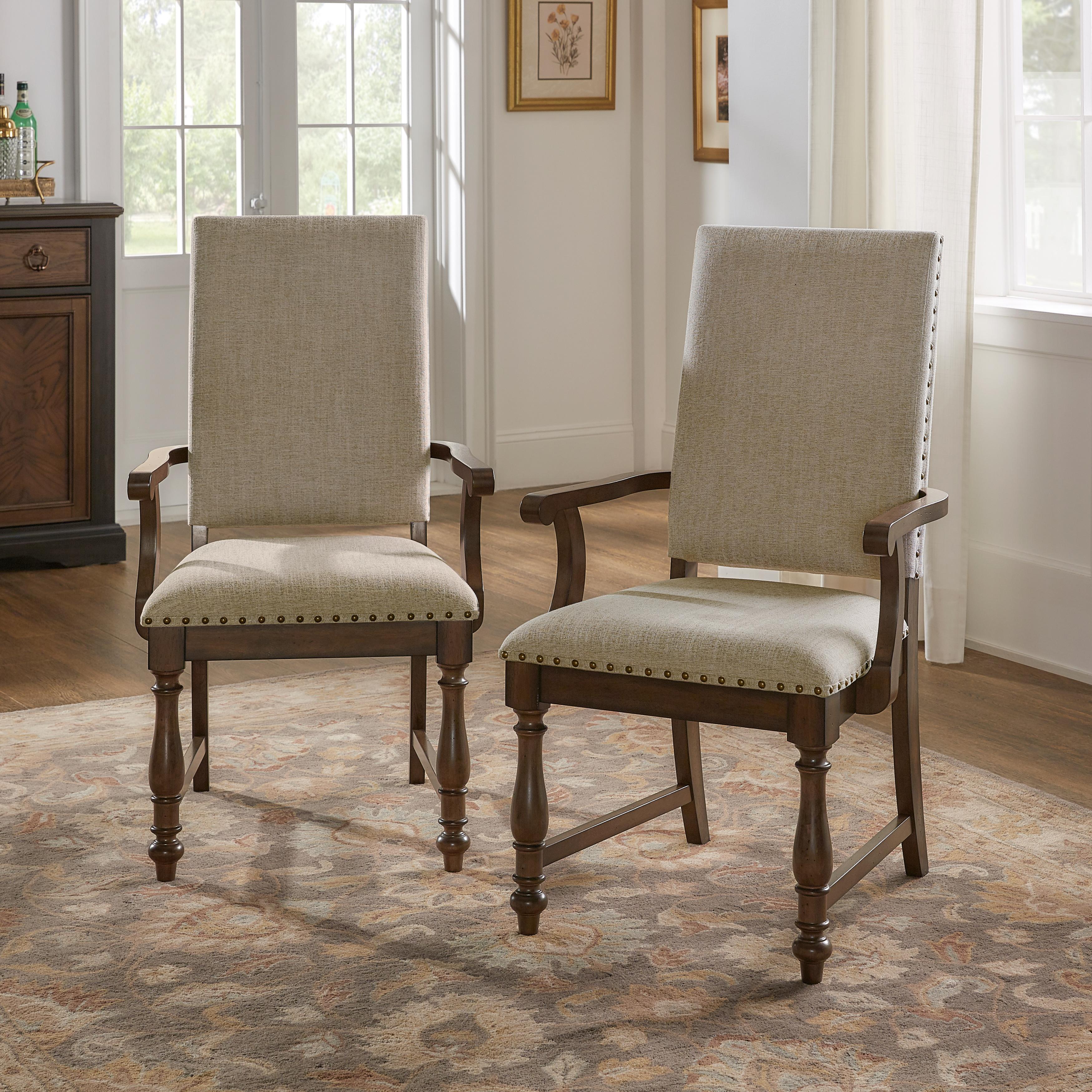 

                    
Homelegance 5703A Stonington Arm Chair Set Brown Polyester Purchase 

