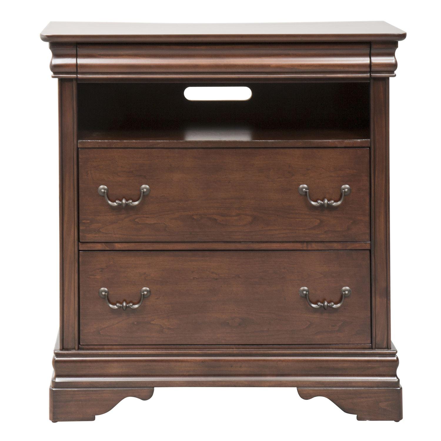 

    
Traditional Brown Wood Bachelor Chest Carriage Court 709-BR45 Liberty Furniture
