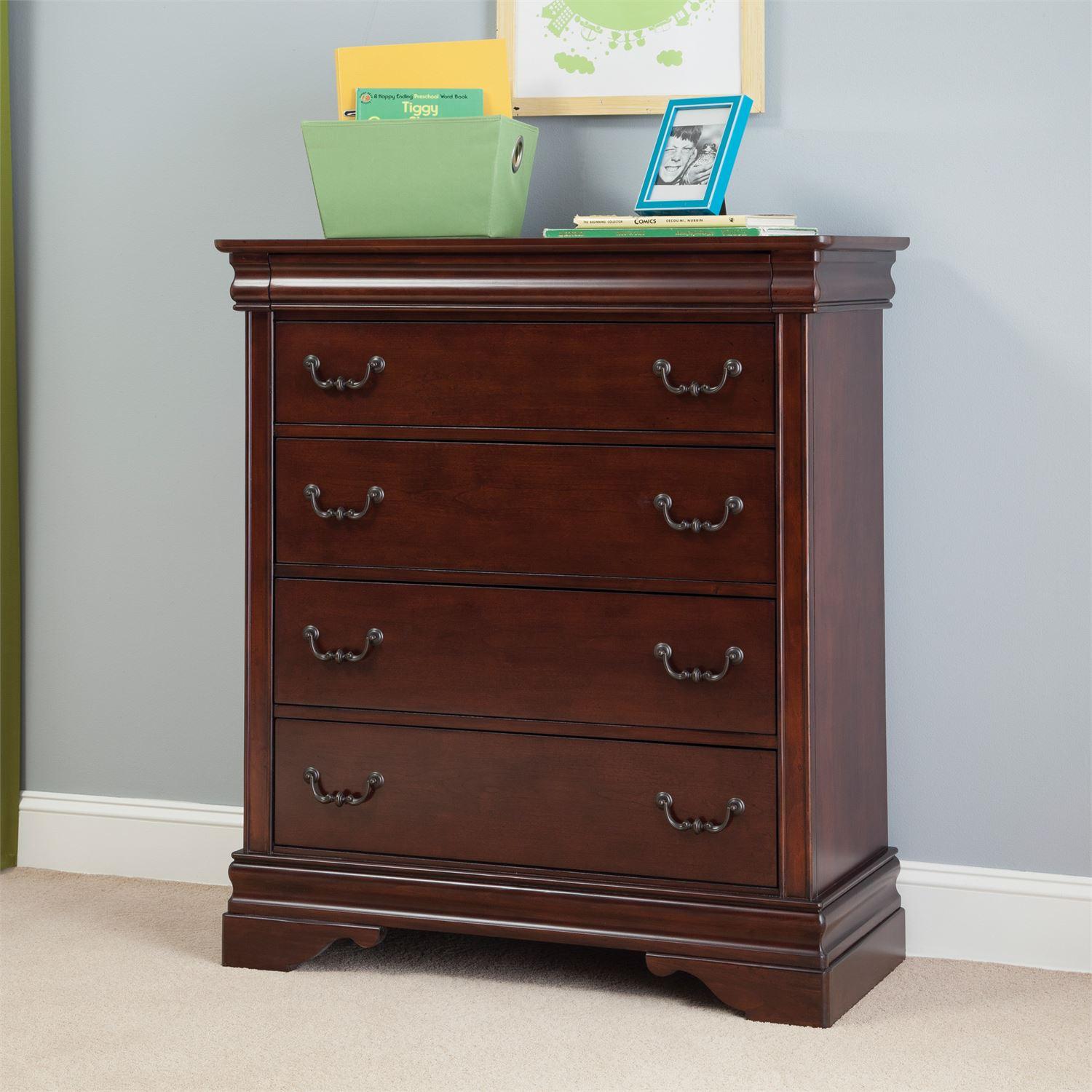 Traditional Bachelor Chest Carriage Court  (709-YBR) Bachelor Chest 709-BR40 in Brown 