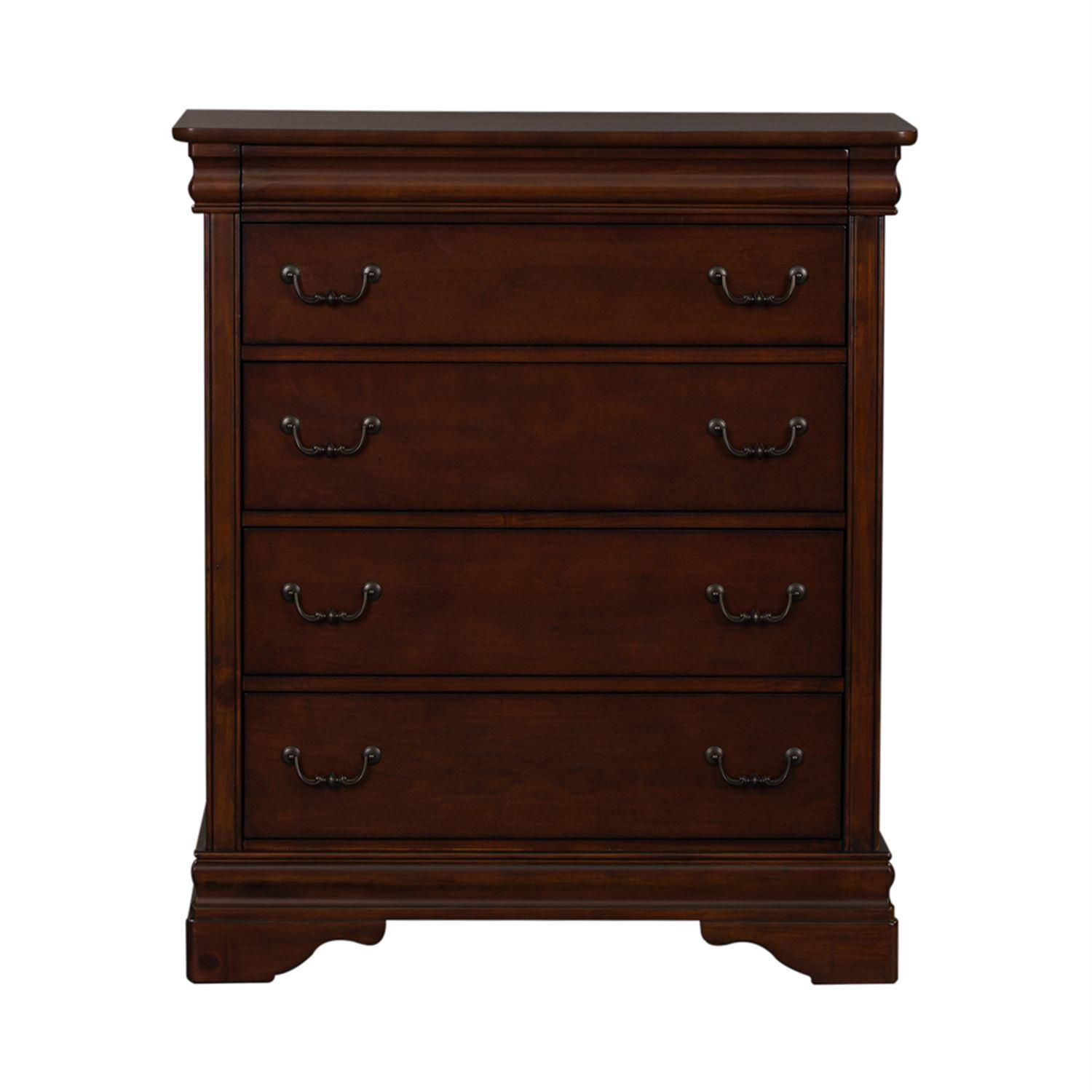 

    
Traditional Brown Wood Bachelor Chest Carriage Court (709-YBR) Liberty Furniture
