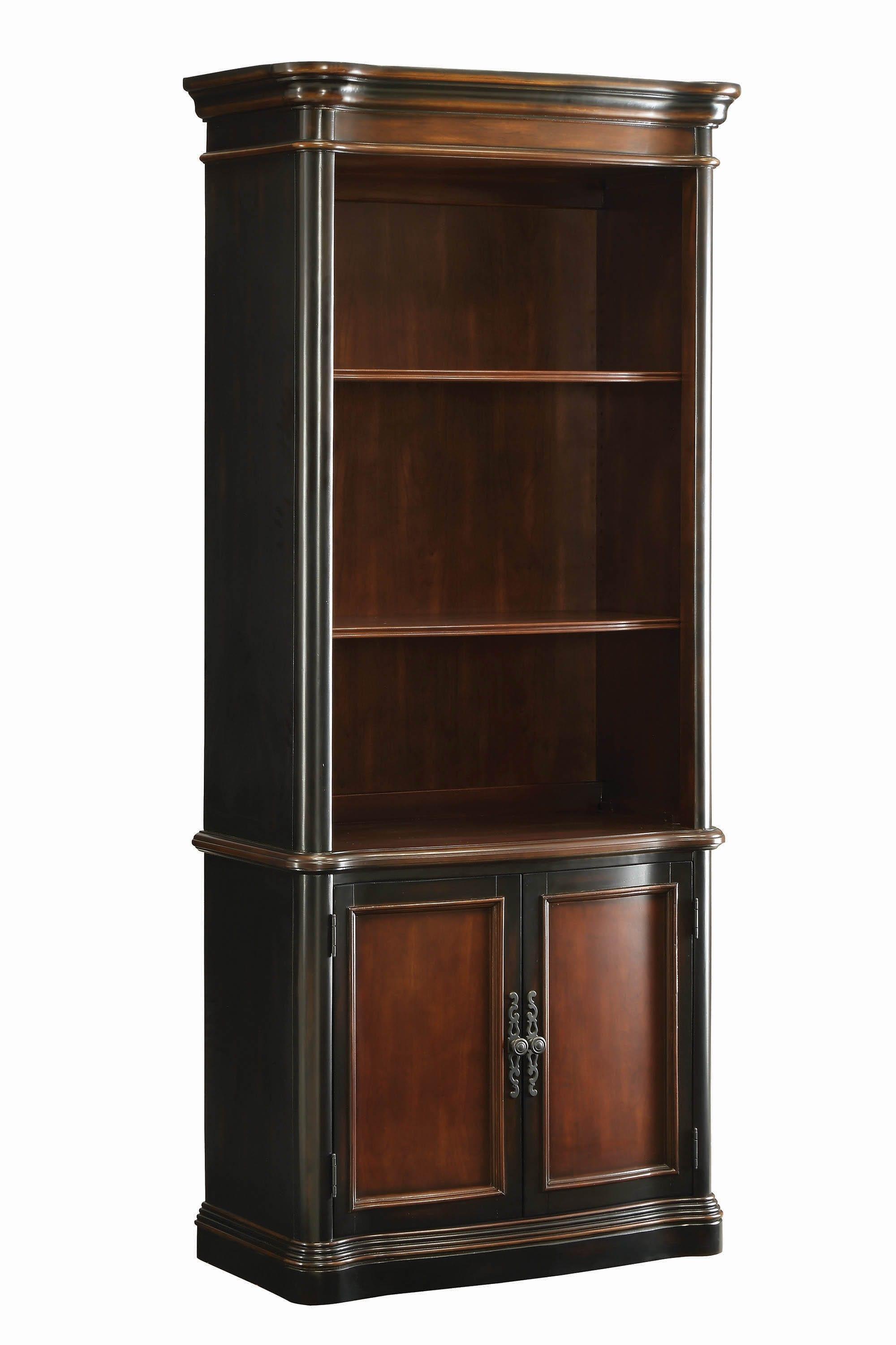 

    
Traditional Brown Wood Bookcase Gorman by Coaster
