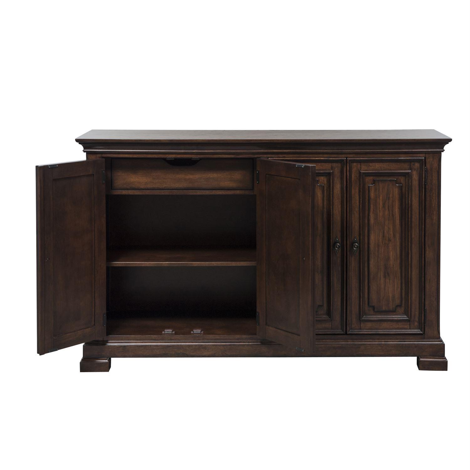 

    
242-CB6440 Antique Brownstone Finish Buffet Traditional Armand (242-DR) Liberty Furniture
