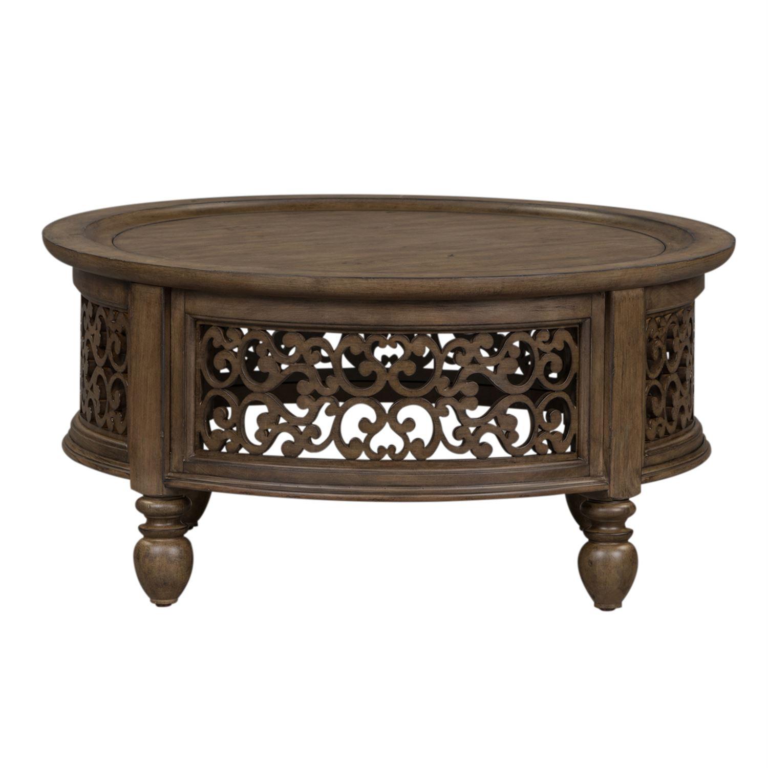 

    
Brownstone French Antiques Coffee Table Set 3 Parisian Marketplace Pcs 598-OT-O3PCS Liberty Furniture
