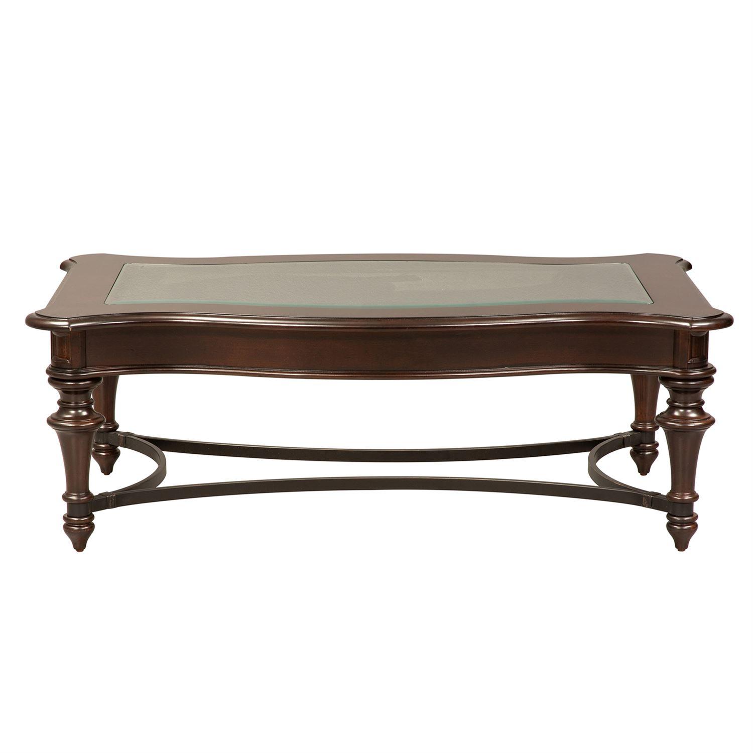 

    
Cognac Finish Wood Coffee Table Set 3 Pcs 720-OT-3PCS Liberty Furniture
