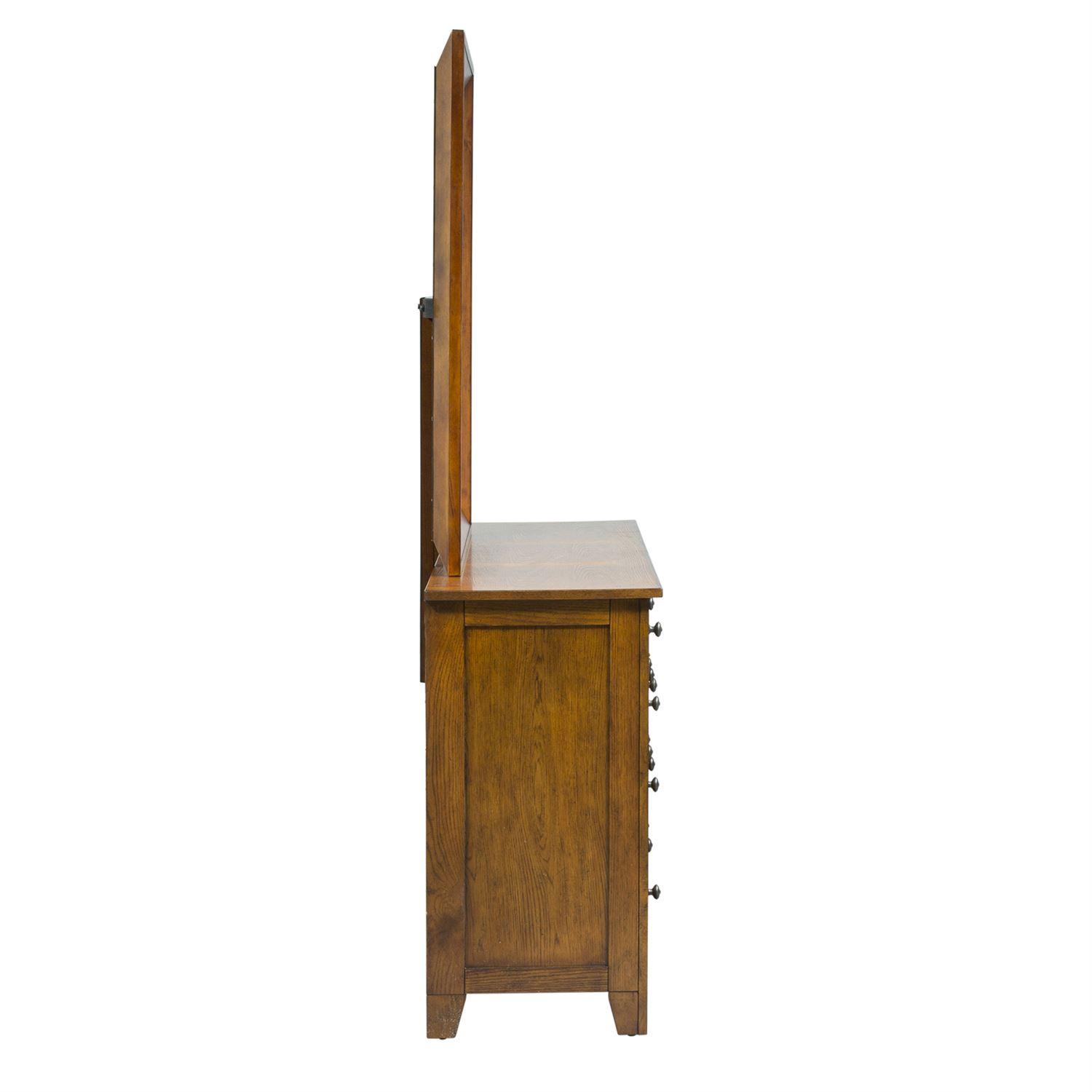 

                    
Liberty Furniture Grandpas Cabin  (175-BR) Combo Dresser Dresser w/Mirror Oak/Brown Mirror Purchase 
