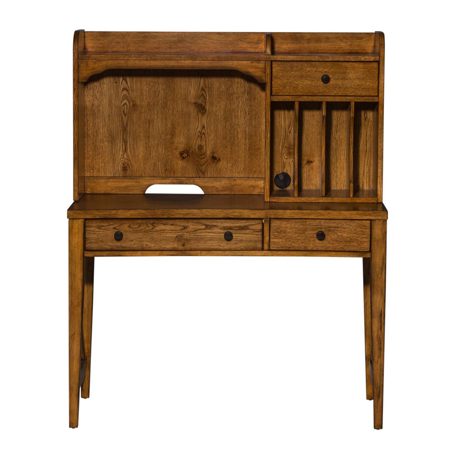 

    
Traditional Brown Wood Credenza Desk Hearthstone  382-HO-DSK Liberty Furniture
