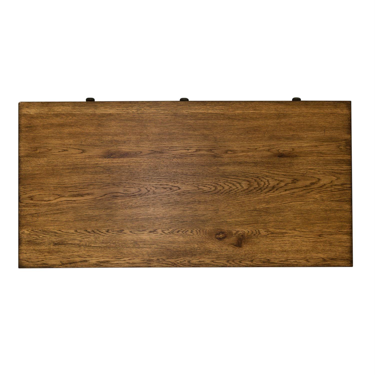 

    
382-HO121 Traditional Brown Wood Credenza Desk Hearthstone Ridge 382-HO121 Liberty Furniture
