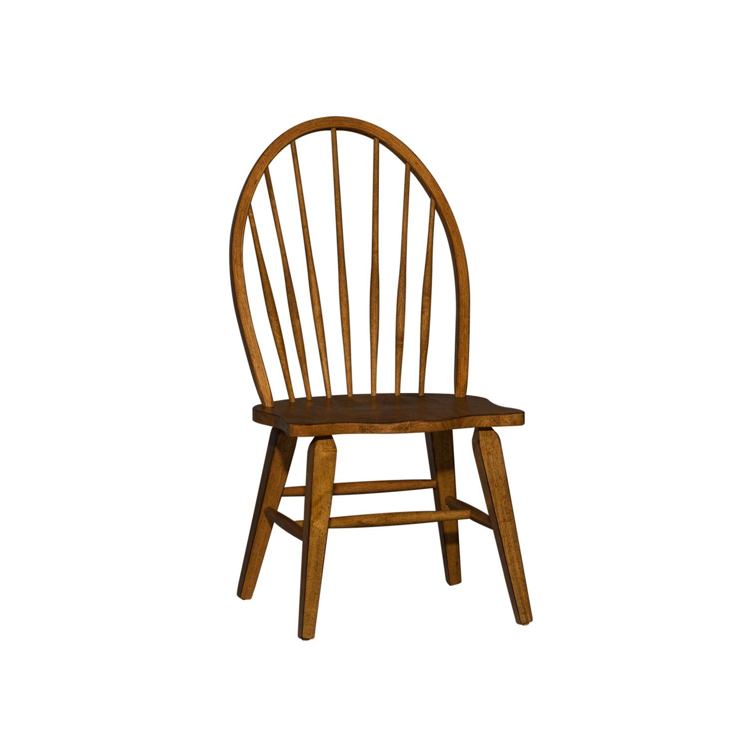 Traditional Dining Side Chair Hearthstone  (382-DR) Dining Side Chair 382-C1000S in Brown 