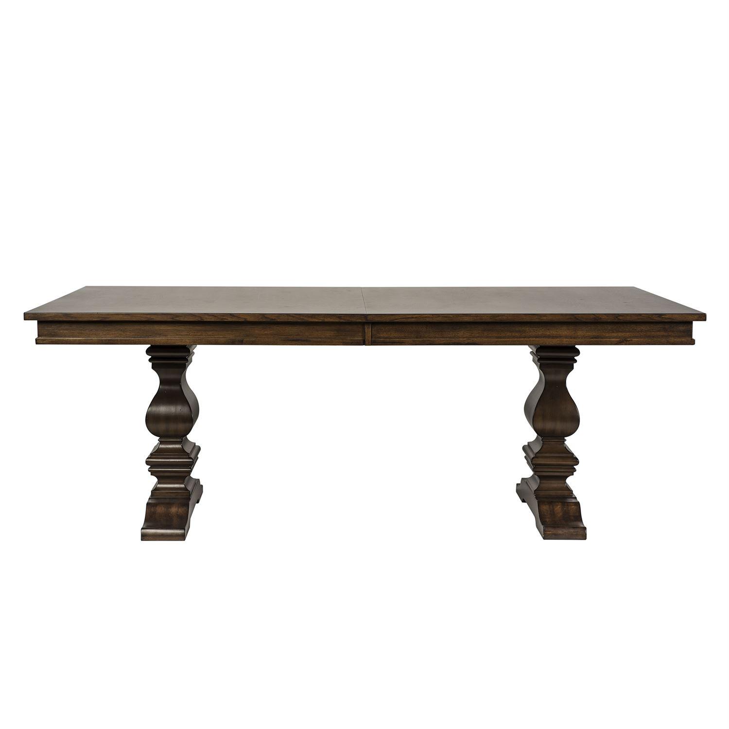 Traditional Dining Table Armand  (242-DR) Dining Table 242-DR-TRS in Brown 