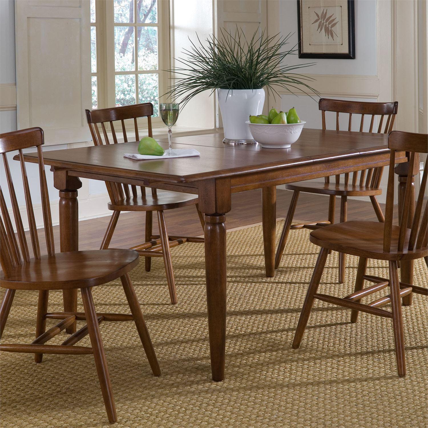 

    
Traditional Brown Wood Dining Table 38-T300 Liberty Furniture
