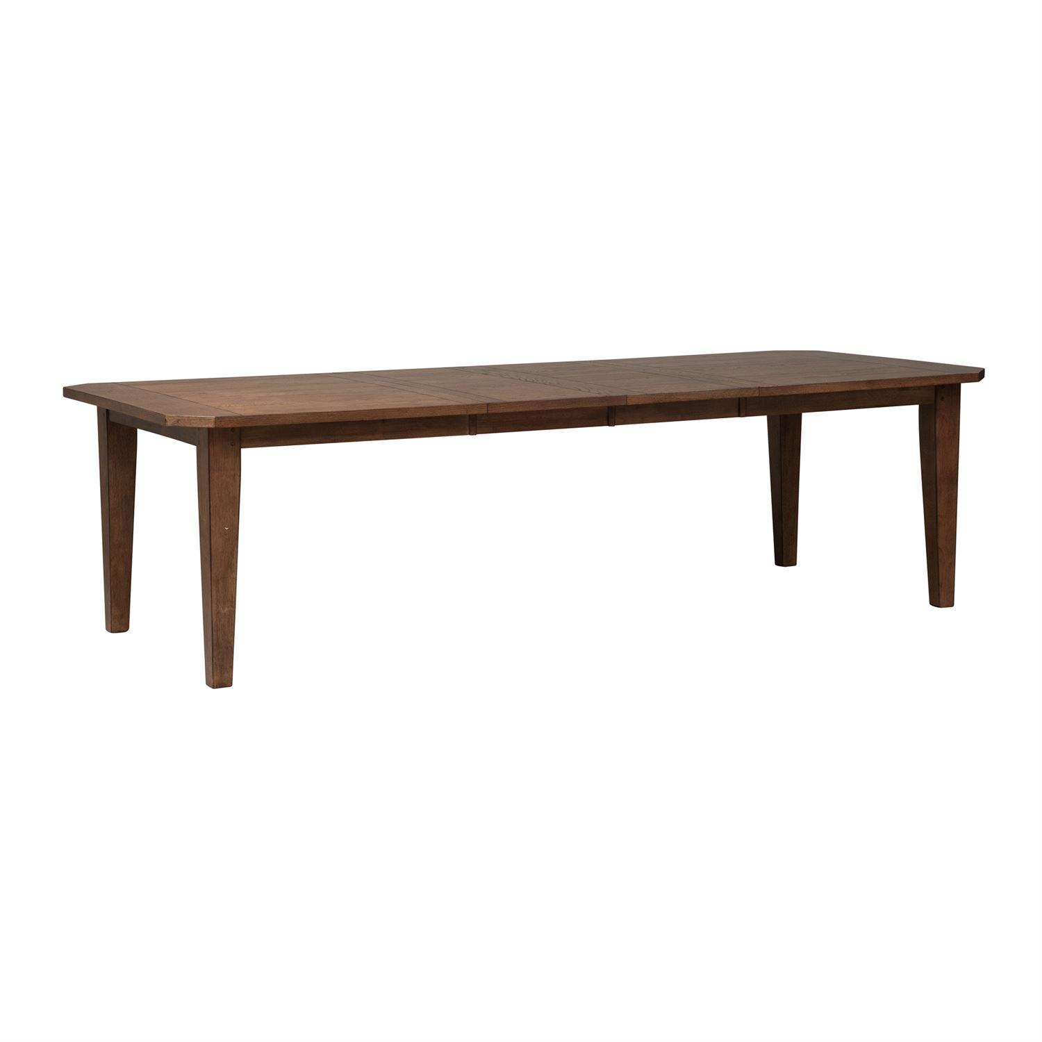 

    
Liberty Furniture Hearthstone  (382-DR) Dining Table Dining Table Brown 382-T4408
