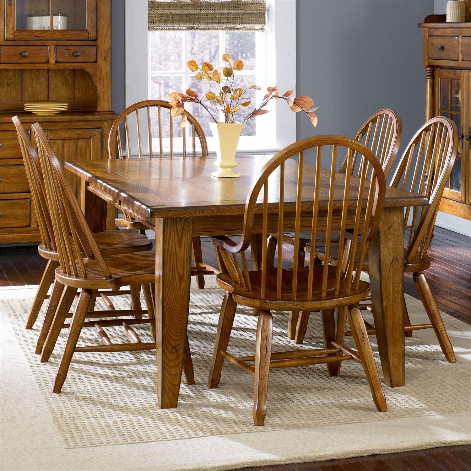 

                    
Liberty Furniture Treasures  (17-DR) Dining Table Dining Table Oak/Brown Lacquer Purchase 
