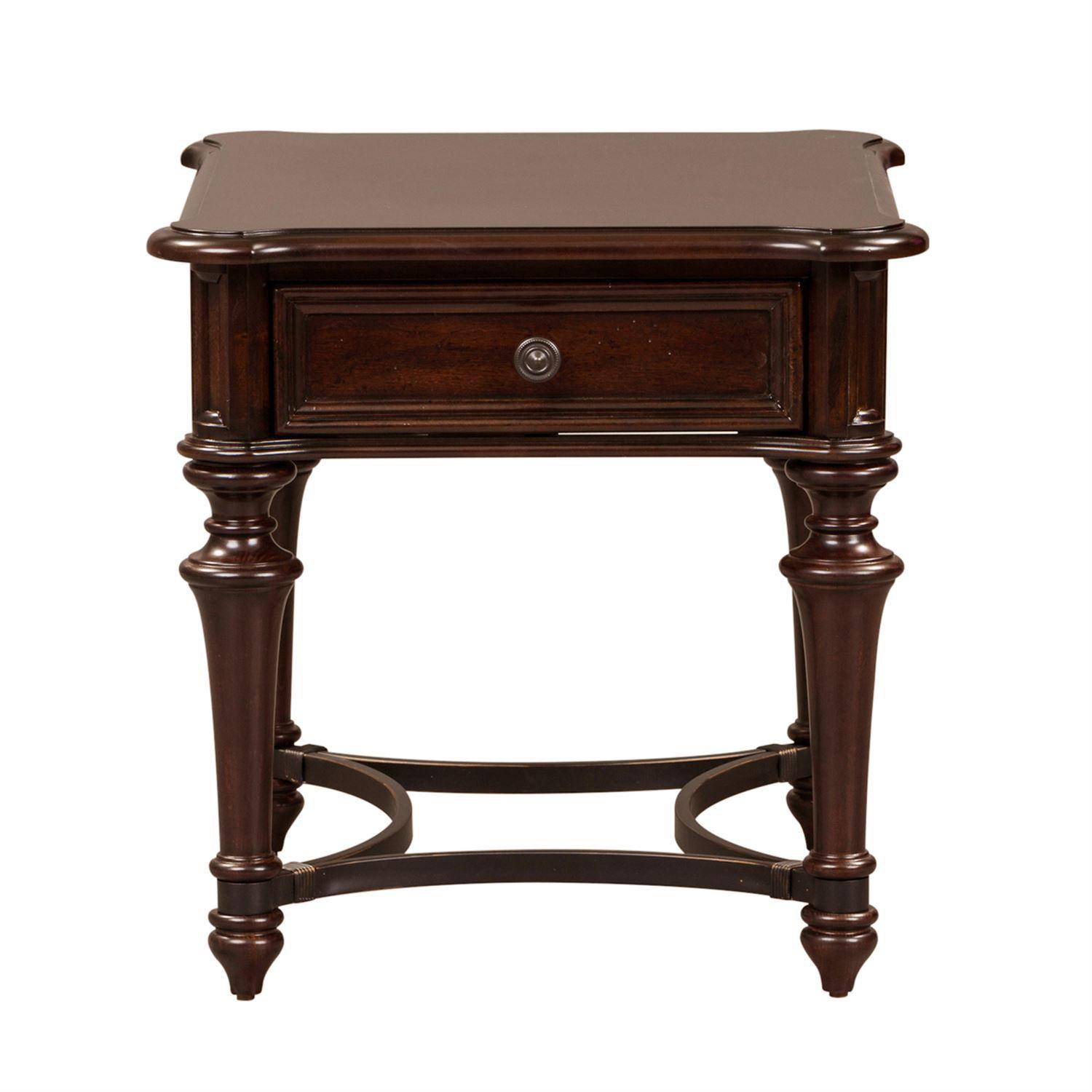 

    
Traditional Brown Wood End Table 720-OT1020 Liberty Furniture
