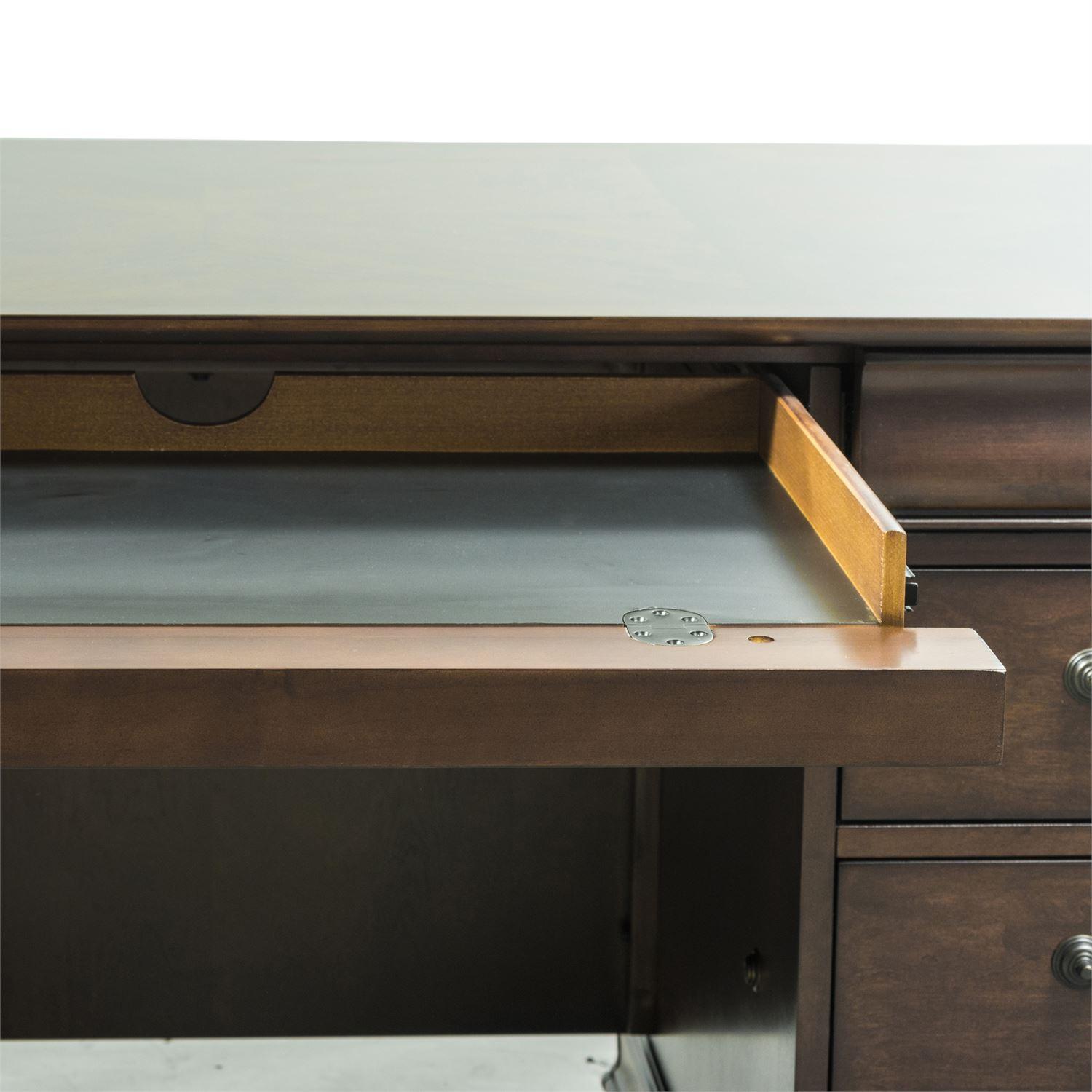 

    
901-HOJ-JED Brown Cherry Finish Wood Executive Desk 901-HOJ-JED Liberty Furniture
