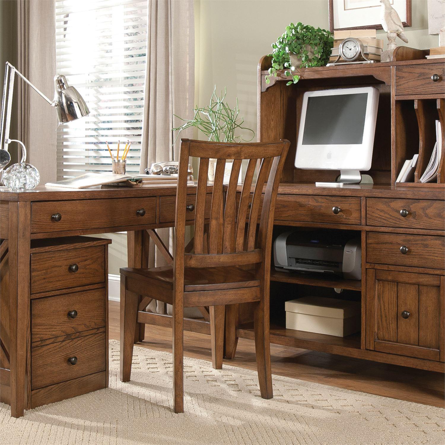 Liberty Furniture Hearthstone  (382-HO) Executive Desk Executive Desk