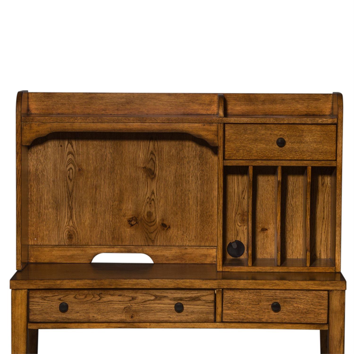 

    
Rustic Oak Finish Executive Desk Set 4Pcs Hearthstone (382-HO) Liberty Furniture
