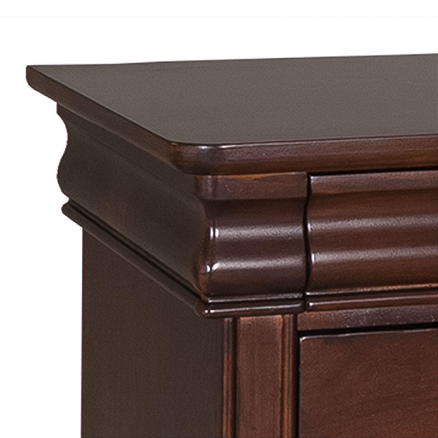 

    
709-BR61 Traditional Brown Wood Nightstand Carriage Court (709-BR) Liberty Furniture
