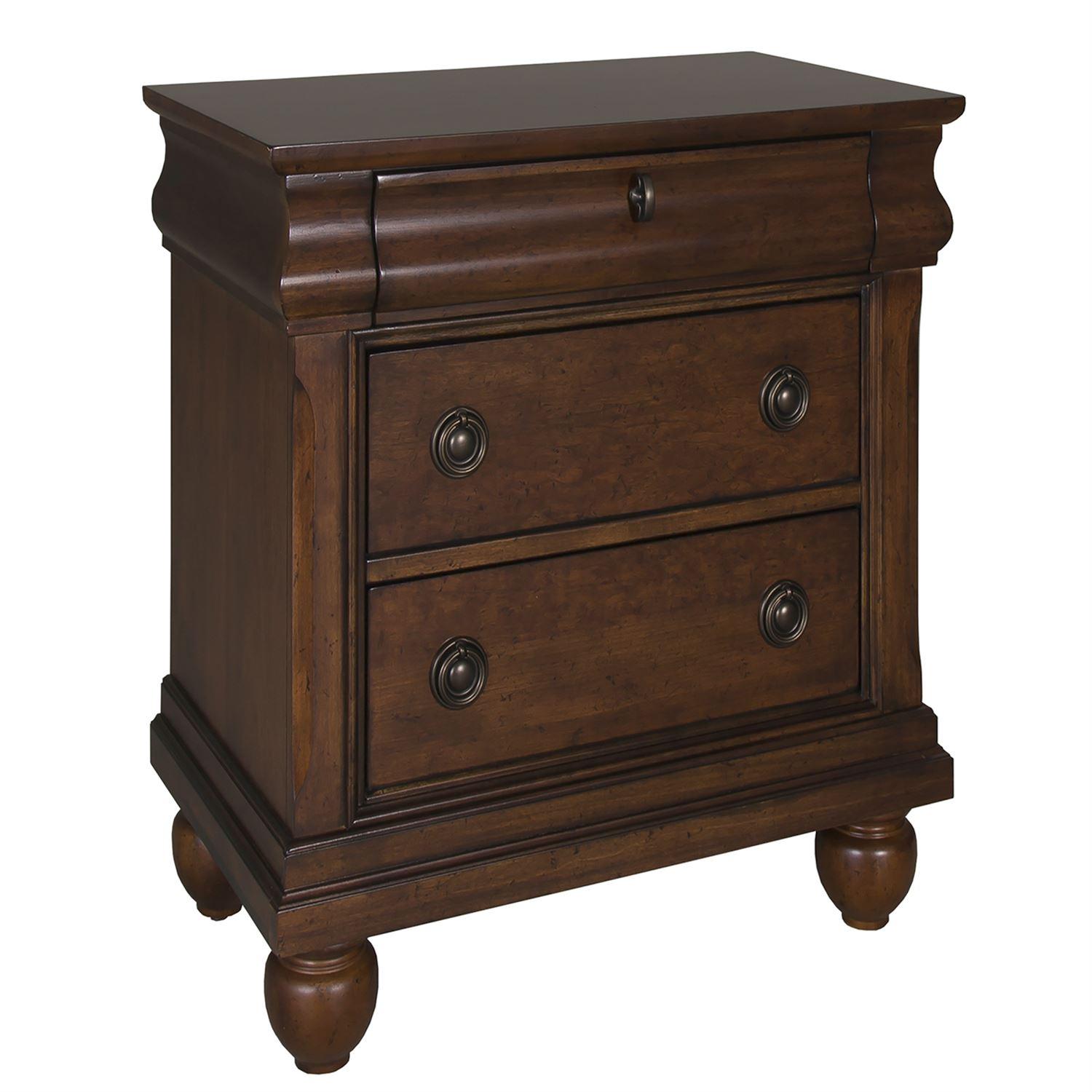 

    
Liberty Furniture Rustic Traditions  (589-BR) Nightstand Nightstand Brown 589-BR61
