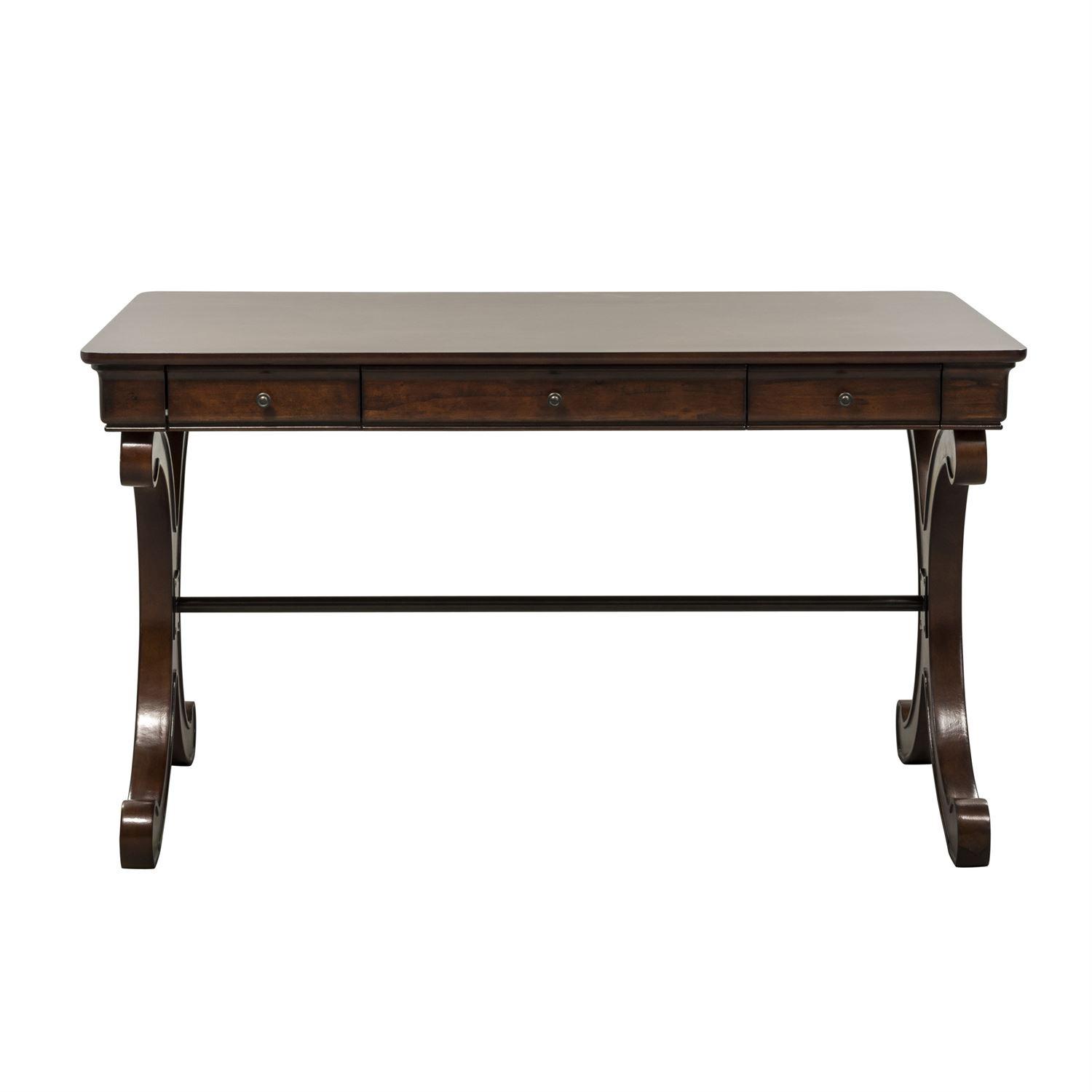 

    
Traditional Brown Wood Writing Desk 378-HO107 Liberty Furniture
