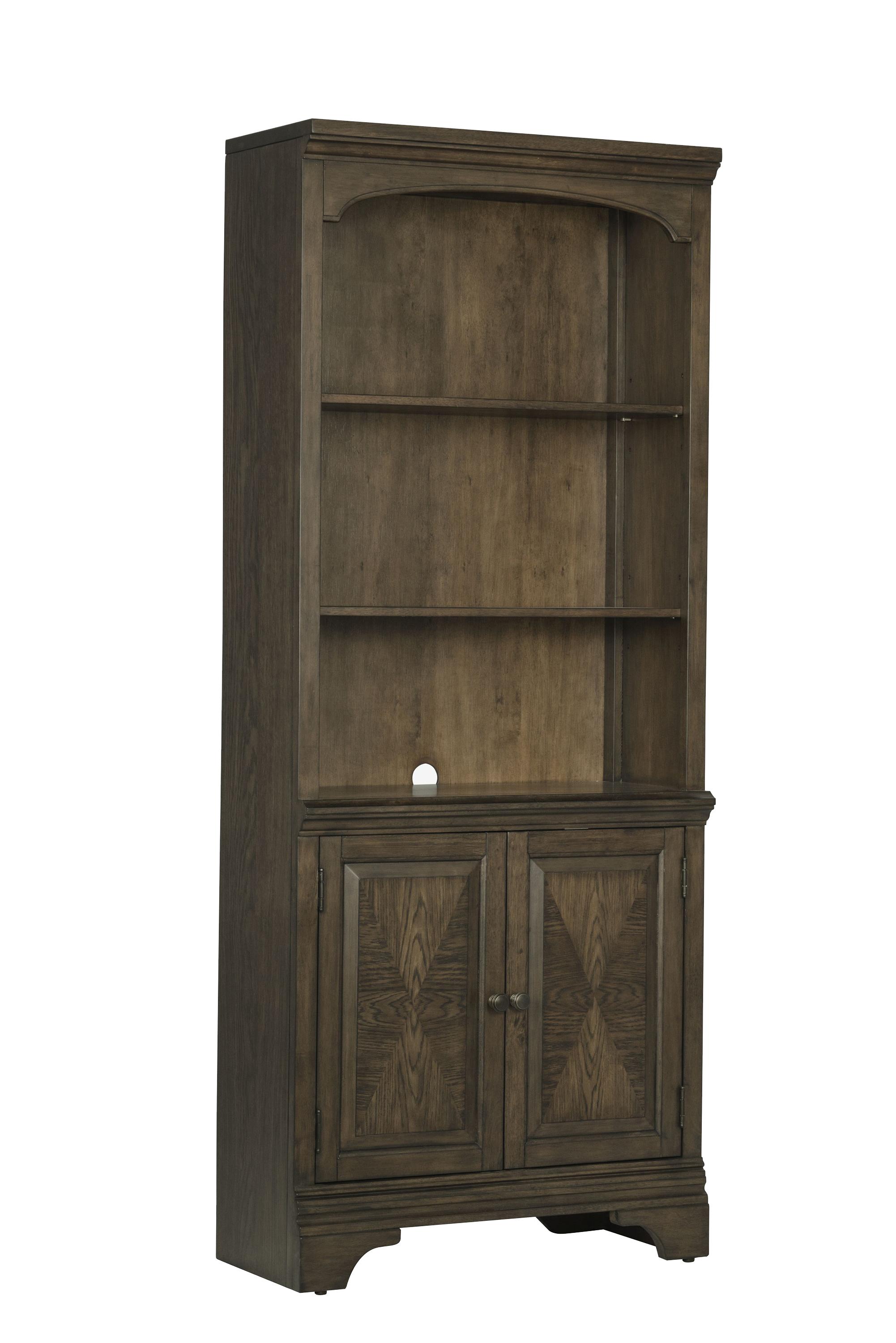 

    
Traditional Burnished Oak Rubberwood Bookcase w/Cabinet Coaster 881286 Hartshill
