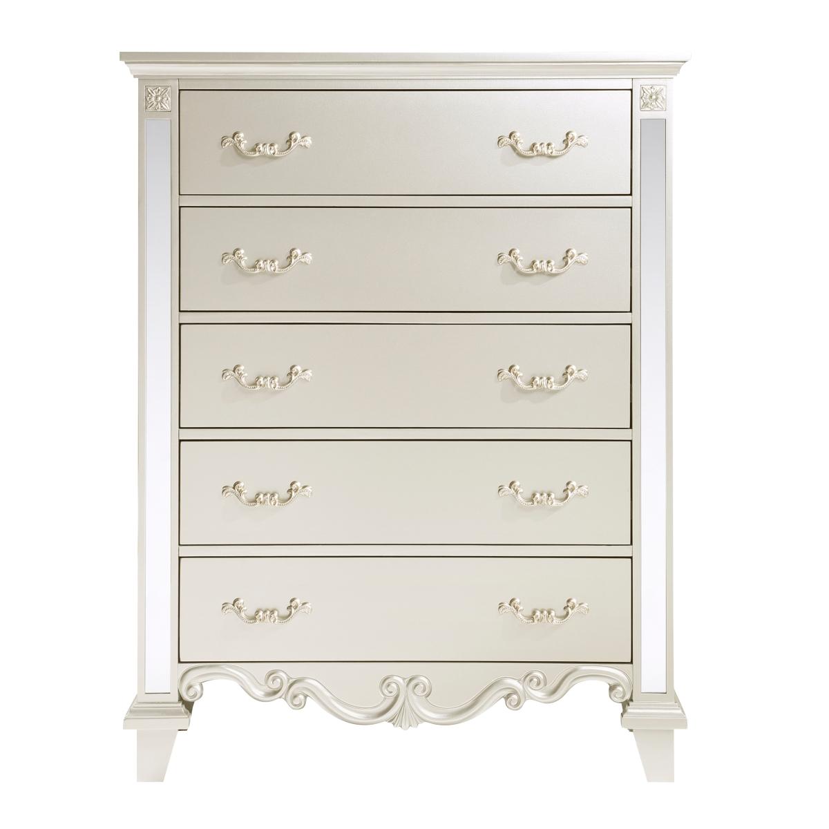

    
Traditional Champagne Solid Wood Chest Homelegance 1429-9 Ever
