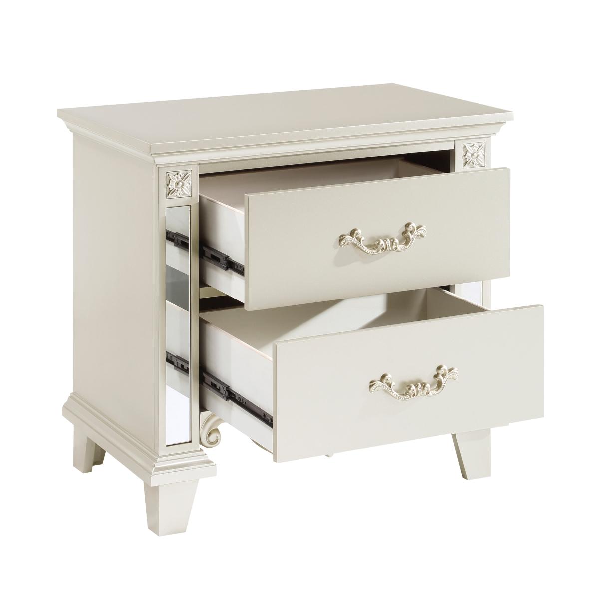 

    
Homelegance 1429-4 Ever Nightstand Champagne 1429-4
