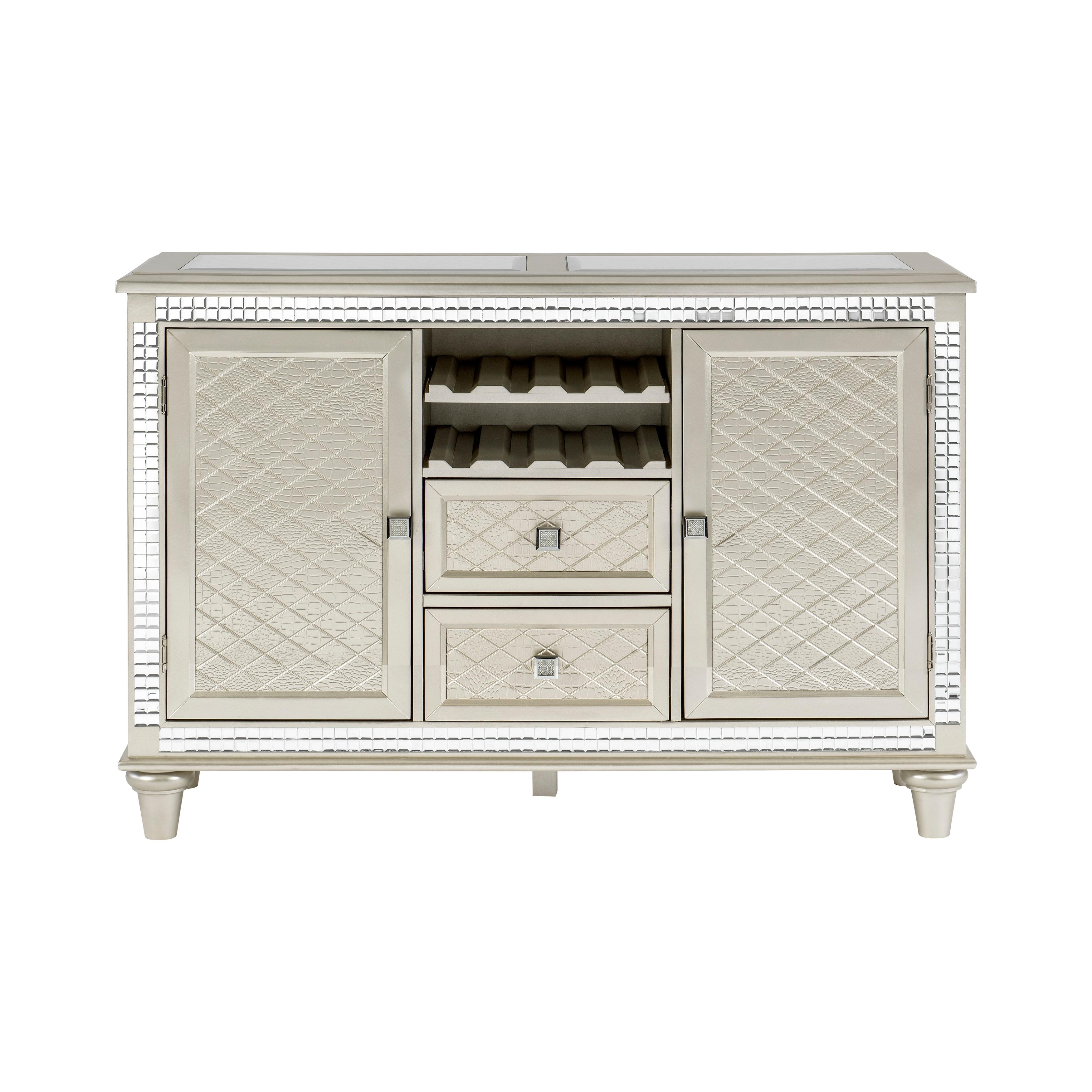 Traditional Server Juliette Collection Server 5844-40-S 5844-40-S in Champagne 