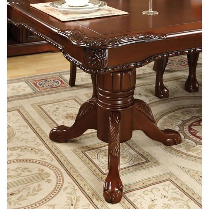 

                    
Furniture of America CM3222T-5PC Georgetown Dining Room Set Cherry Fabric Purchase 
