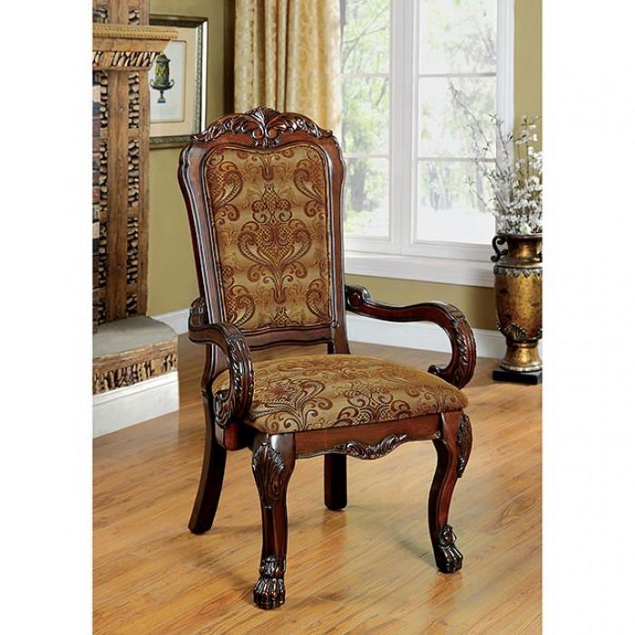 

    
Traditional Cherry & Brown Solid Wood Arm Chairs Set 2pcs Furniture of America CM3557CH-AC-2PK Medieve

