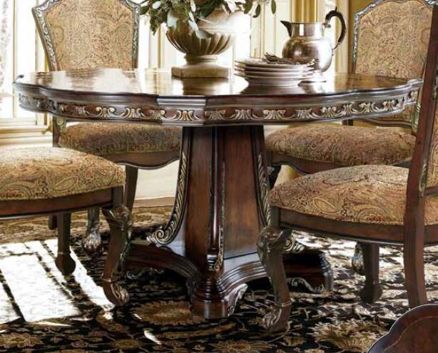 

    
Cherry Formal 60" Round Dining Table Set 5Pcs Traditional McFerran D189_6060
