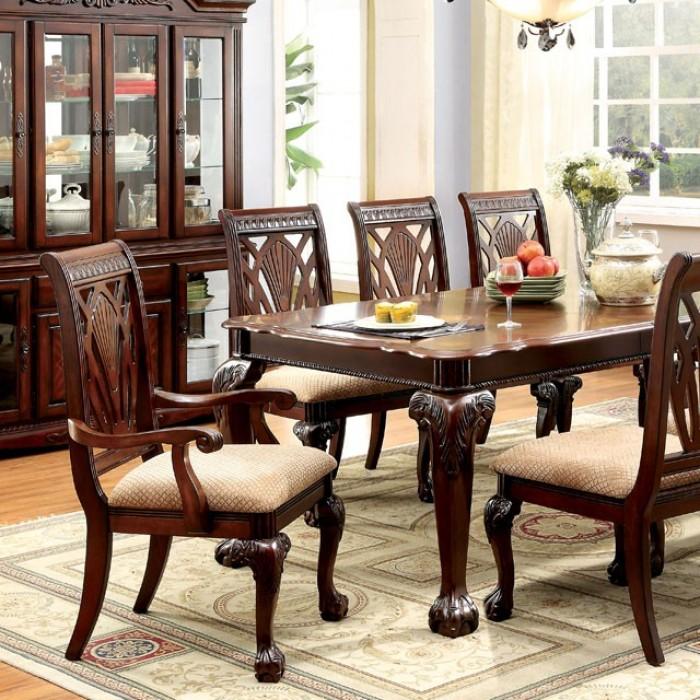 Traditional Dining Table Petersburg Dining Table CM3185T CM3185T in Cherry 