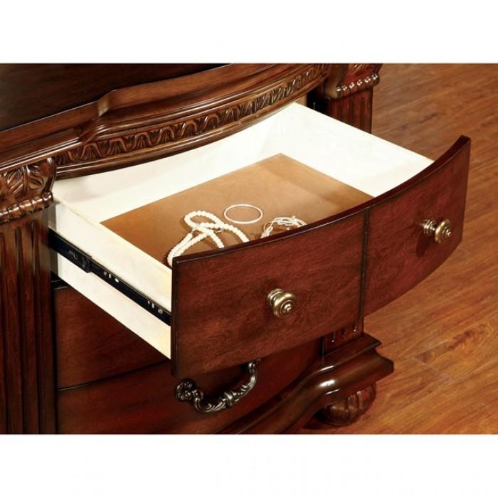 

                    
Furniture of America Grandom King Bed Set 3PCS CM7736-EK-3PCS Panel Bedroom Set Cherry  Purchase 
