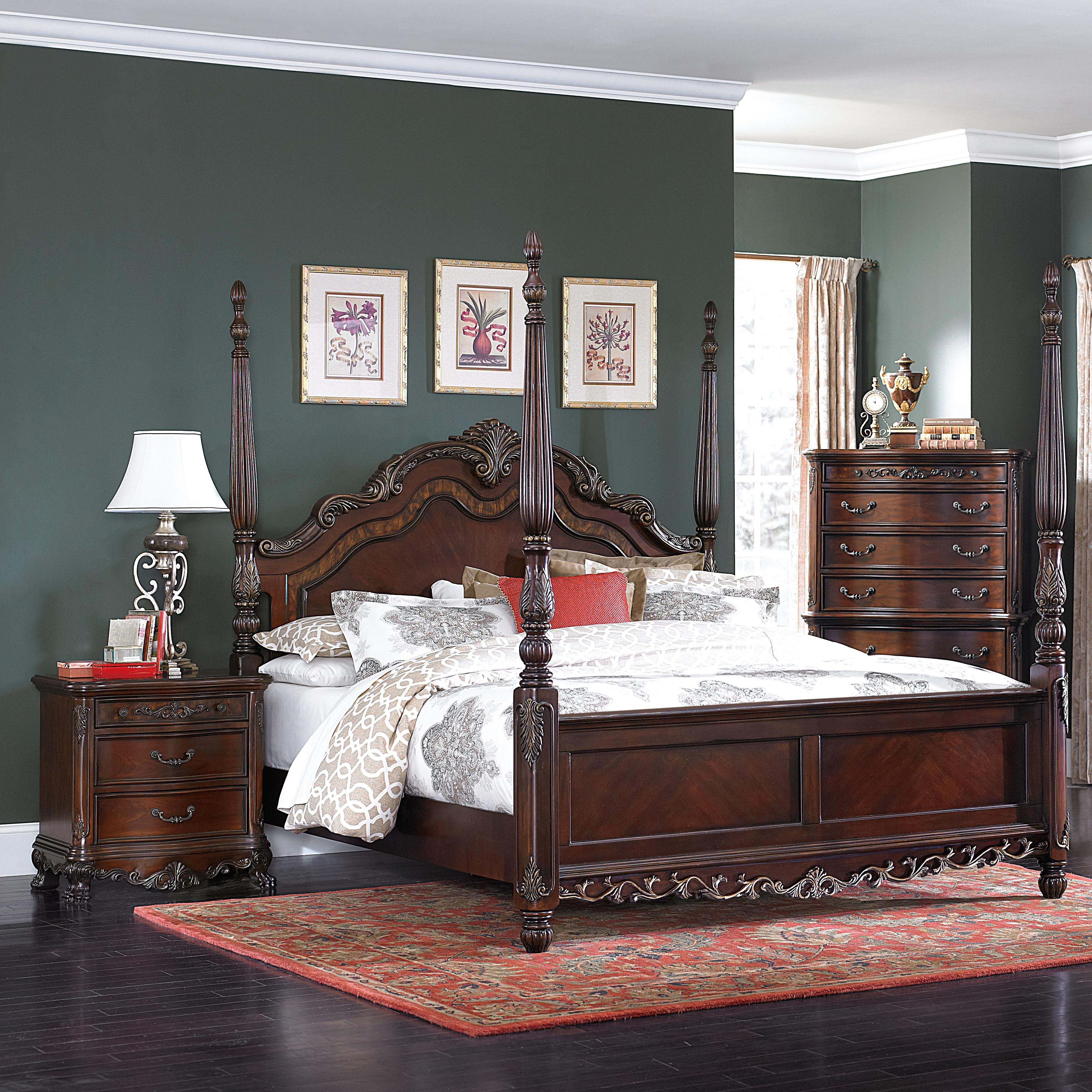 

    
Traditional Cherry Wood Queen Bedroom Set 3pcs Homelegance 2243-1* Deryn Park
