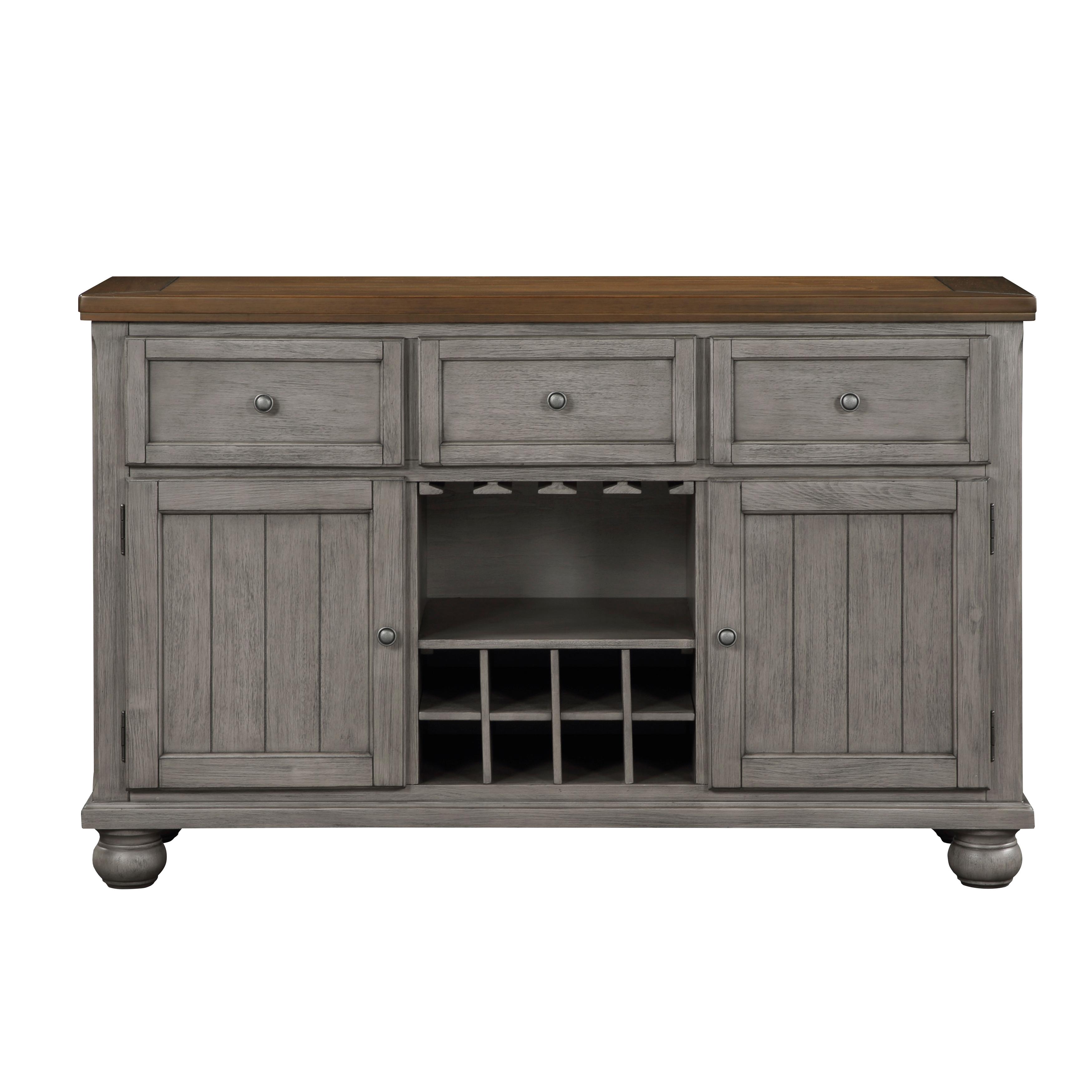 Traditional Server Tigard Collection Server 5761GY-40-S 5761GY-40-S in Gray Finish 