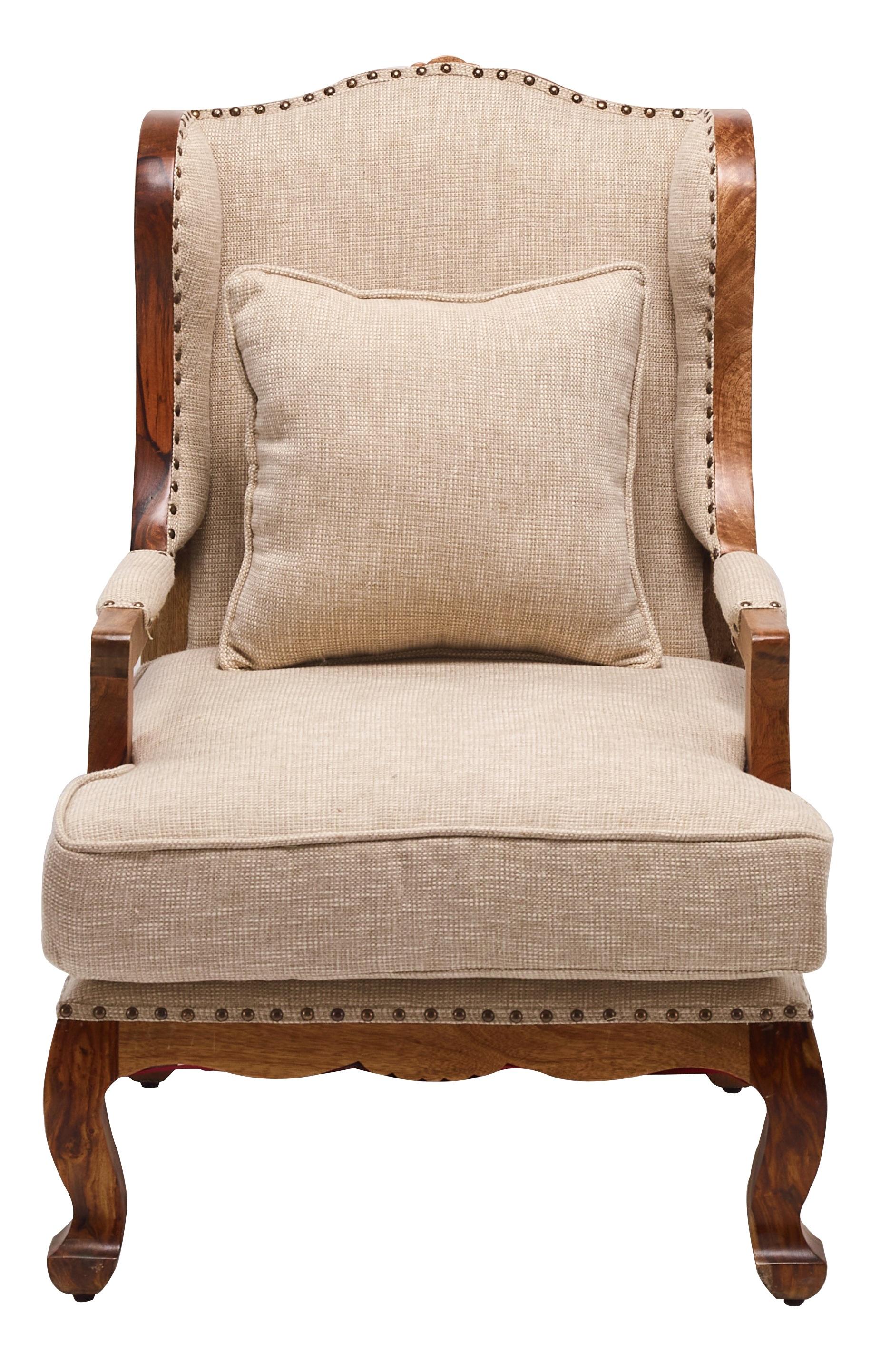 

    
Traditional Chestnut & Beige Solid Mango Chair JAIPUR HOME CAC-81140 Emery
