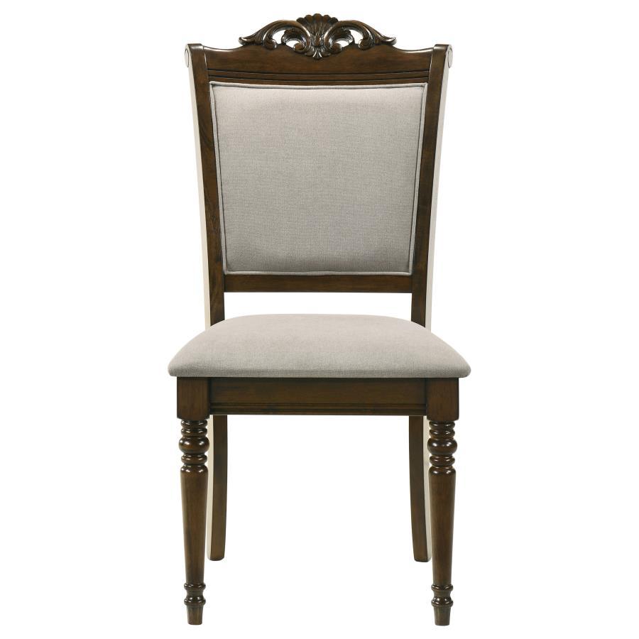 

                    
Coaster Willowbrook Dining Side Chair Set 2PCS 108112-SC-2PCS Side Chair Set Chestnut/Gray Polyester Purchase 
