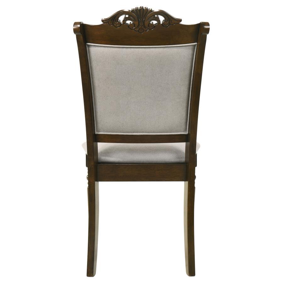 

    
108112-SC-2PCS Traditional Chestnut/Gray Wood Dining Side Chair Set 2PCS Coaster Willowbrook 108112
