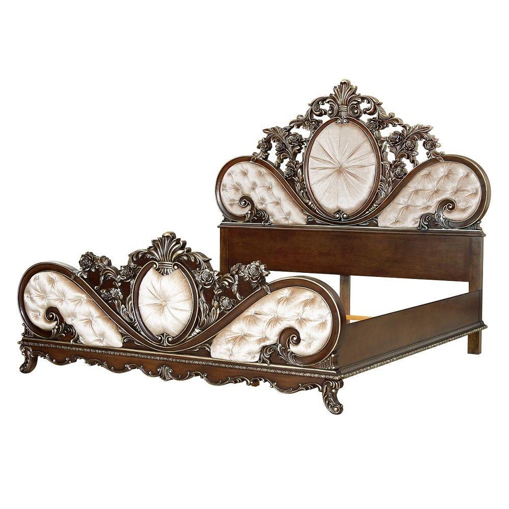 

    
Acme Furniture Devany King Panel Bed BD03061EK-EK Panel Bed Cherry/Cream BD03061EK-EK
