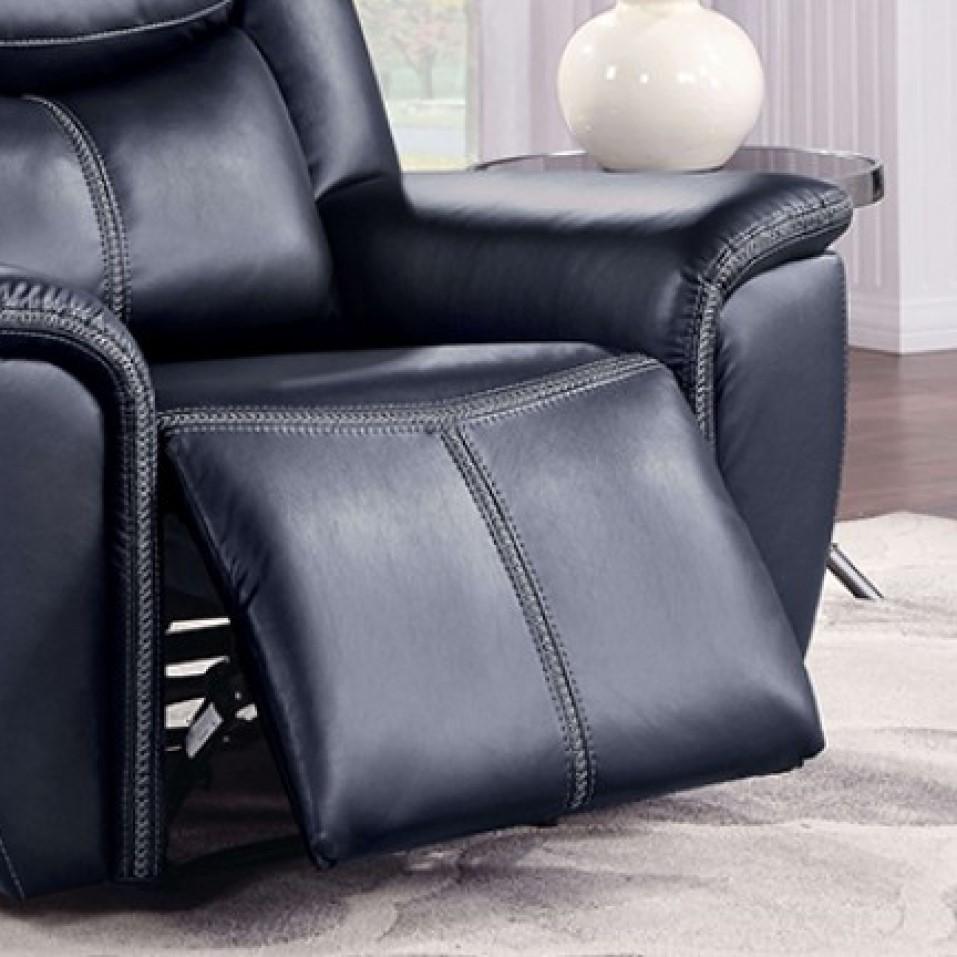 

    
Furniture of America Abbotsford Recliner Chair CM6147BL-CH-PM Recliner Chair Dark Blue CM6147BL-CH-PM
