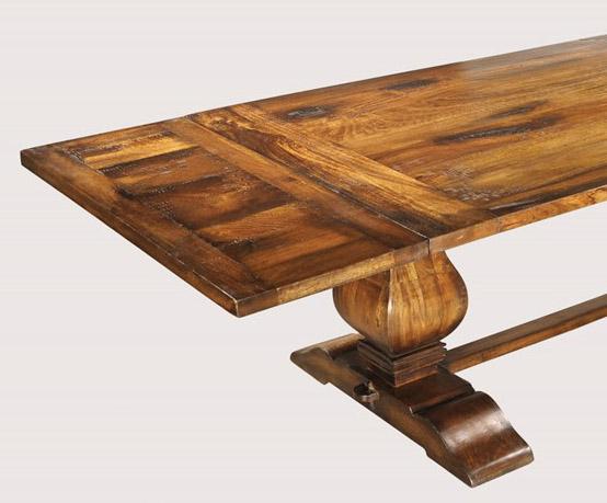 

    
Traditional Dark Brown Pecan Finish Rectangular Dining Table by AA Importing Classic

