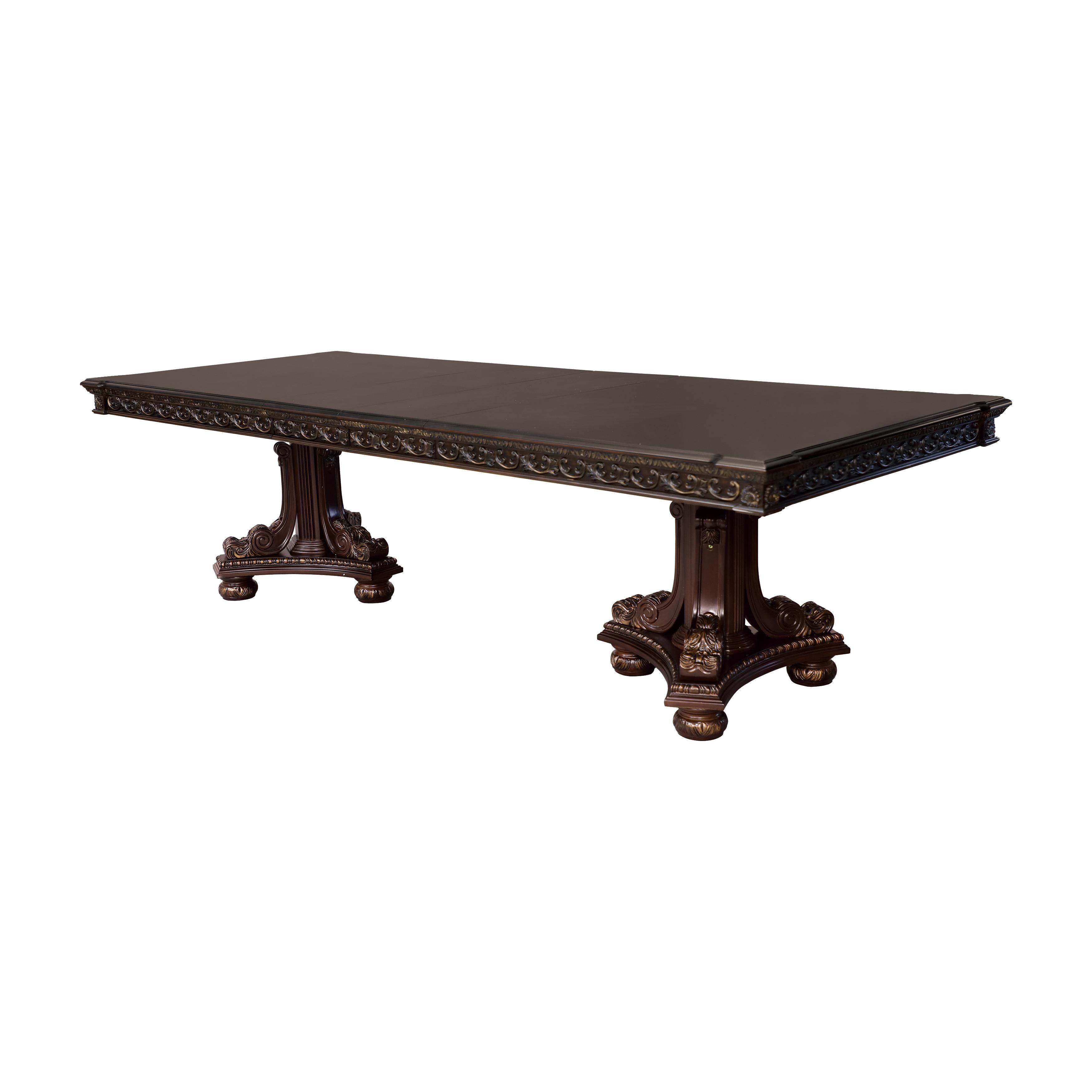 Traditional Dining Table 1824-112* Catalonia 1824-112* in Dark Cherry 