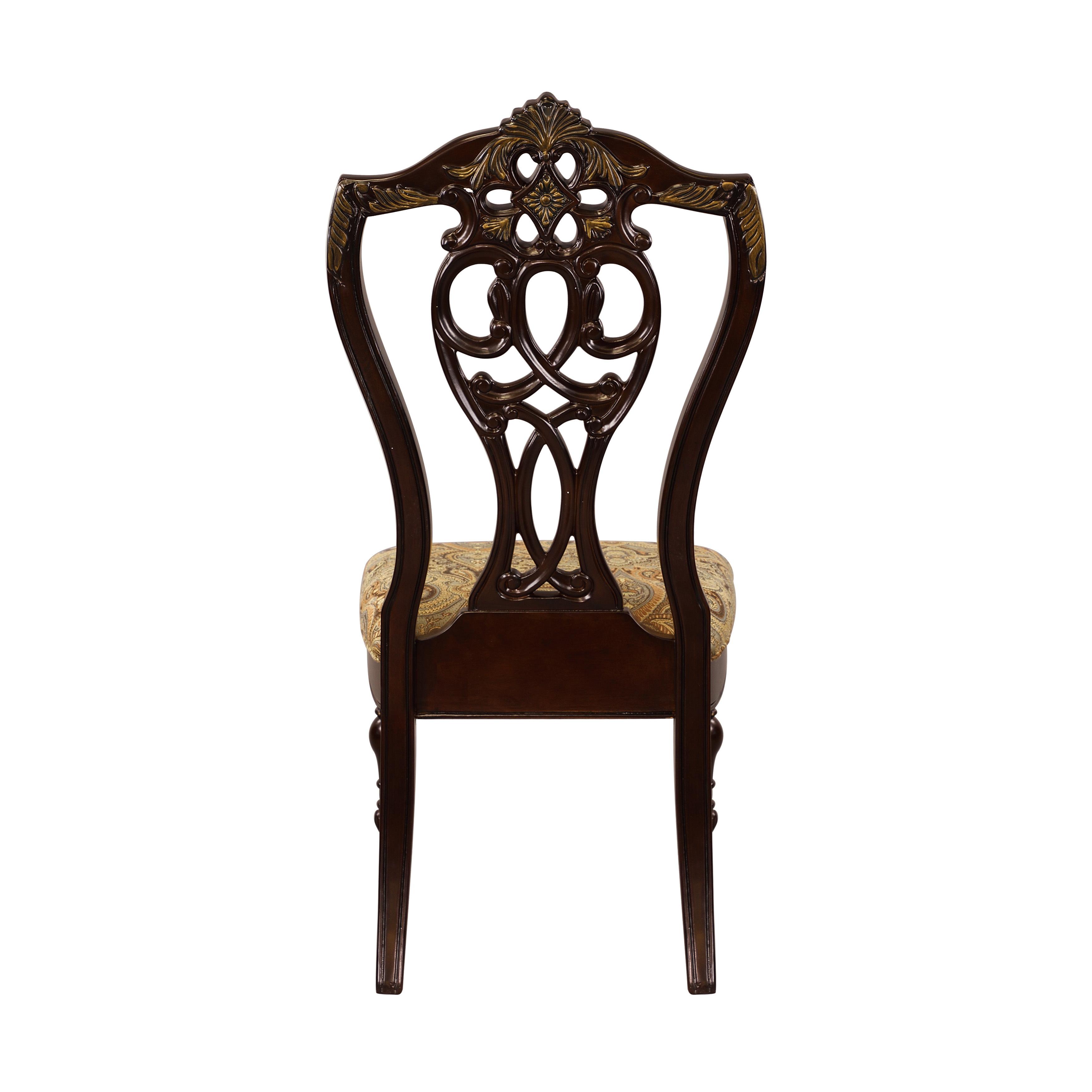 

                    
Homelegance 1824S Catalonia Side Chair Set Dark Cherry Polyester Purchase 
