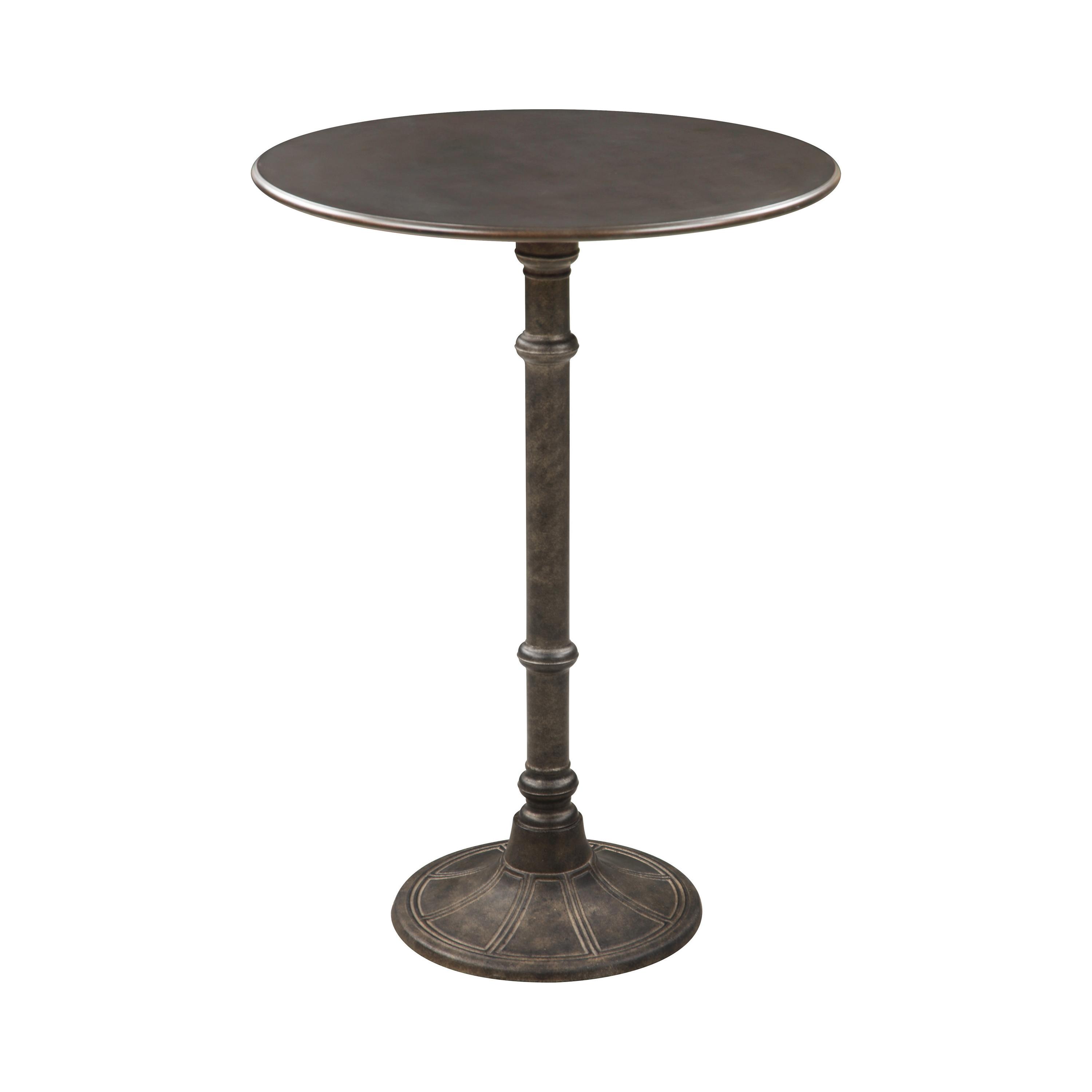 

    
Traditional Dark Russet & Antique Bronze Steel Bar Table Set 3pcs Coaster 100064-S3
