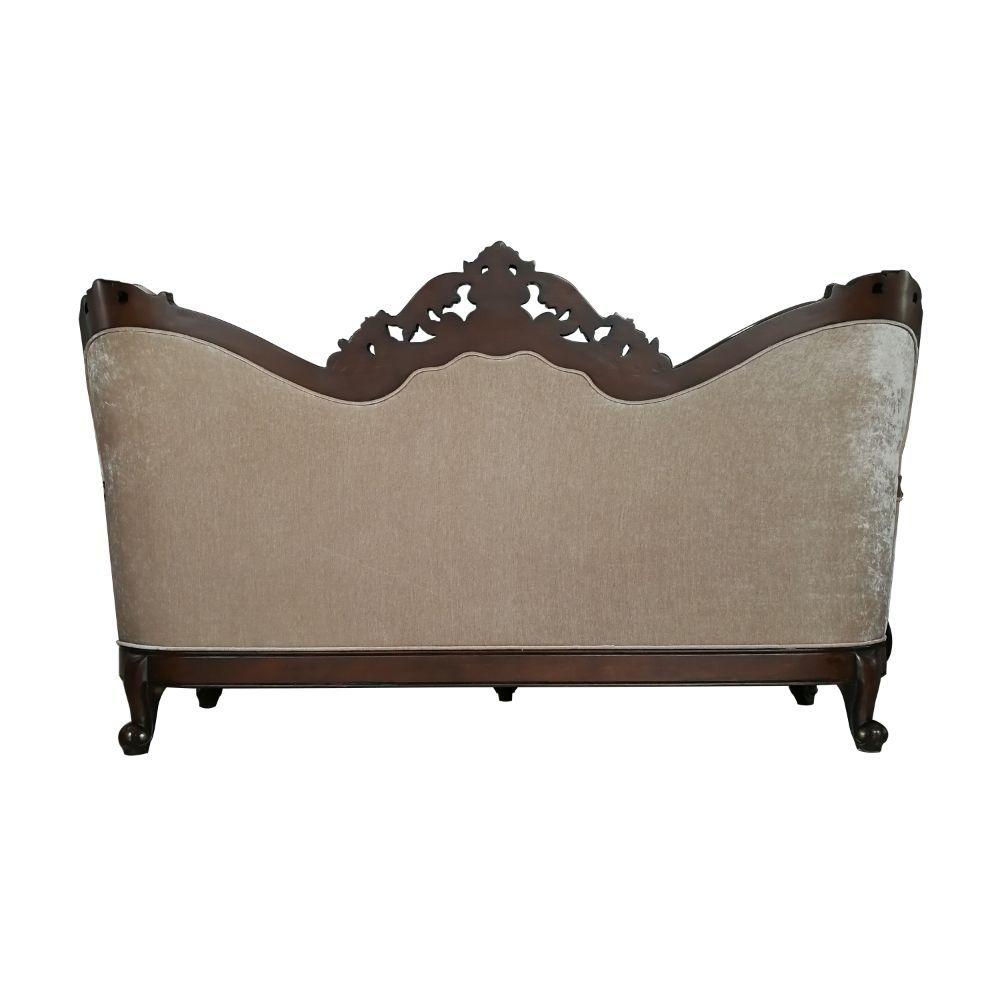 

    
Acme Furniture Devayne Sofa Dark Walnut 50685

