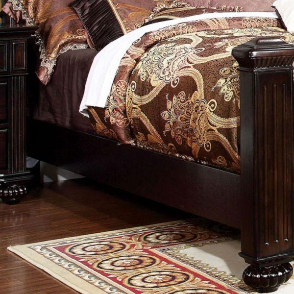 

    
Furniture of America CM7129-EK Syracuse Panel Bed Dark Walnut CM7129-EK
