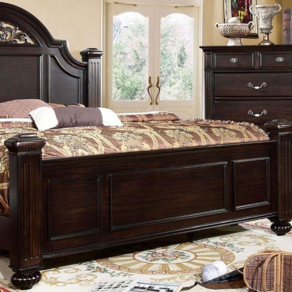 

                    
Furniture of America CM7129-EK Syracuse Panel Bed Dark Walnut  Purchase 

